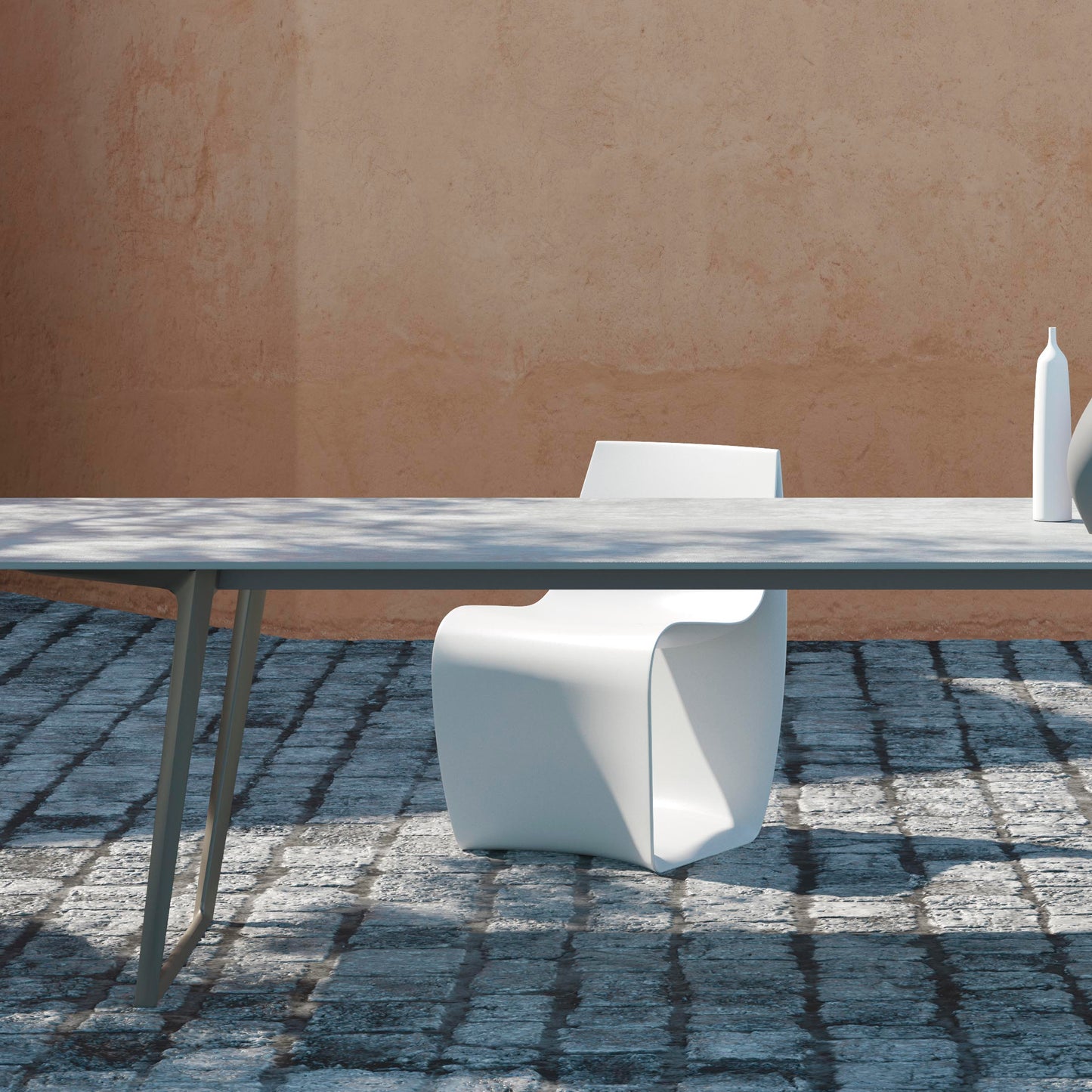 Sign Matt Dining Chair – Sinuous Ergonomic Matte Polyethylene by MDF Italia