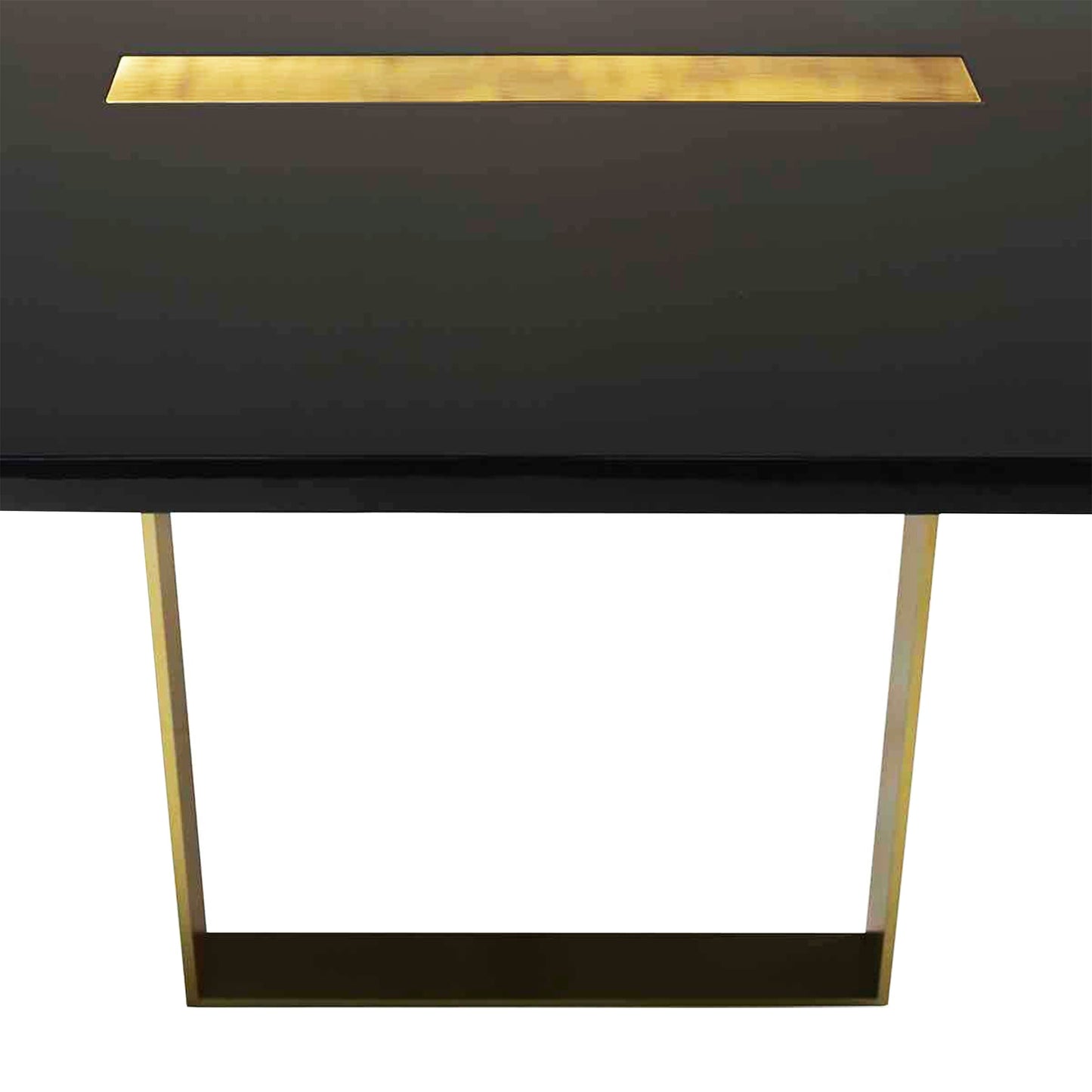 Rectangular Dining Table – Calacatta Marble and Brushed Brass | MAR-02840