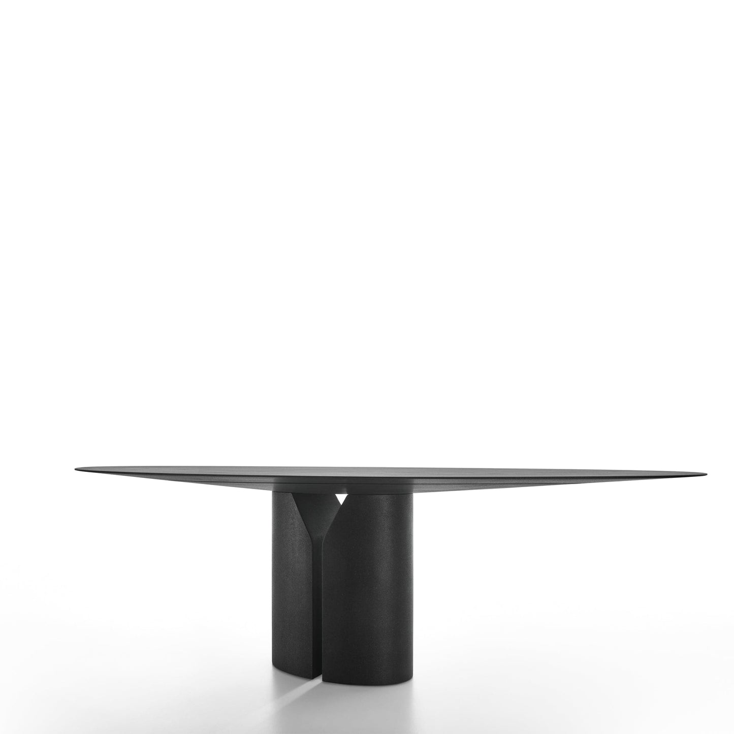 Oval Dining Table Geometric Silhouette in Black by Jean Nouvel – Statement Piece