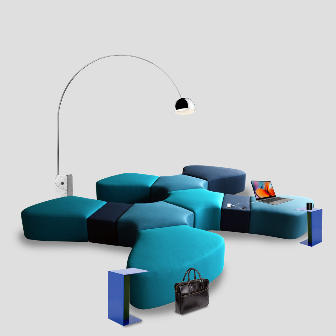 Luxury K SIR PENT Sectional Sofa Modern Italian Style for Villa