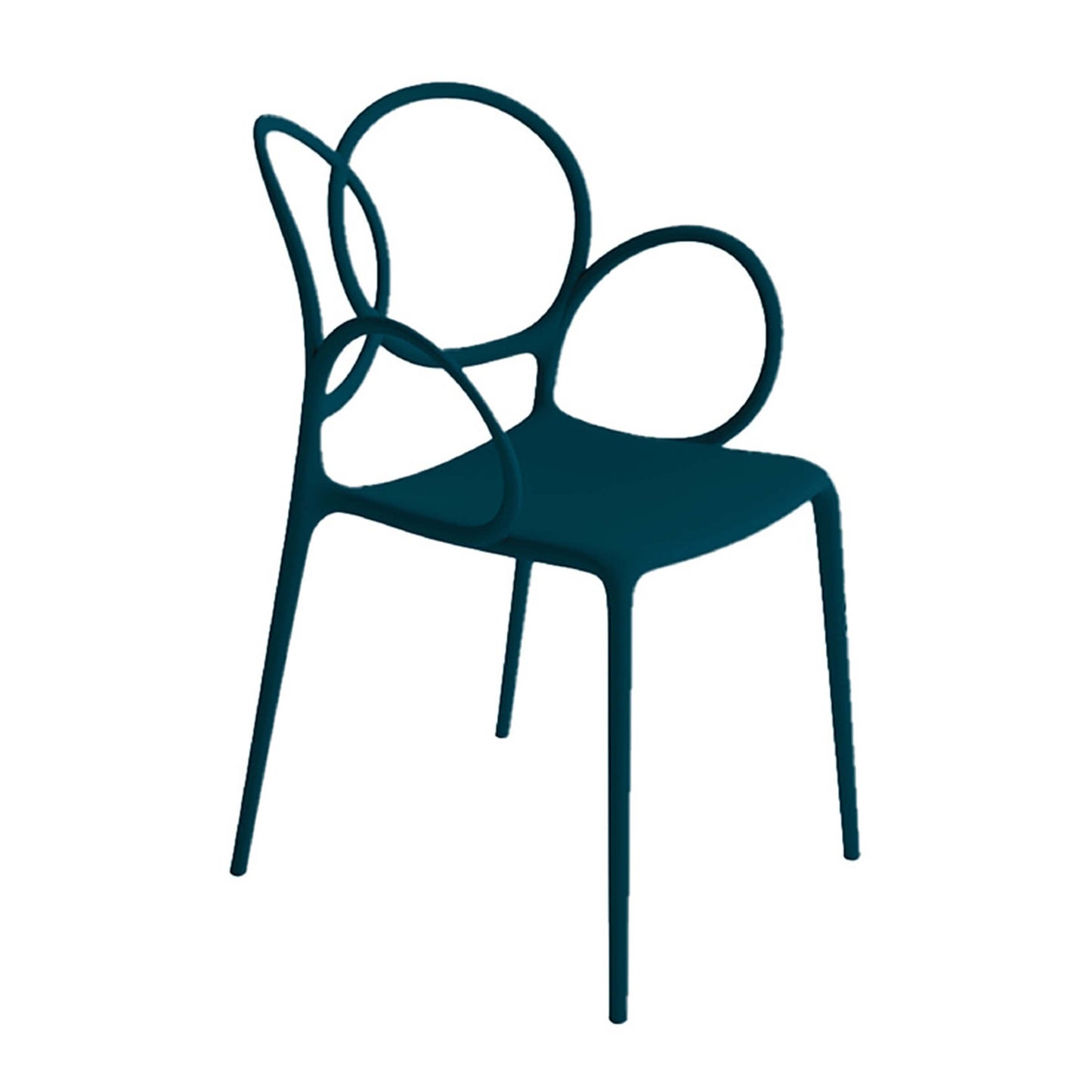 Sissi Armchair Sculptural Loops – Polypropylene Driade Contemporary Dining Seating