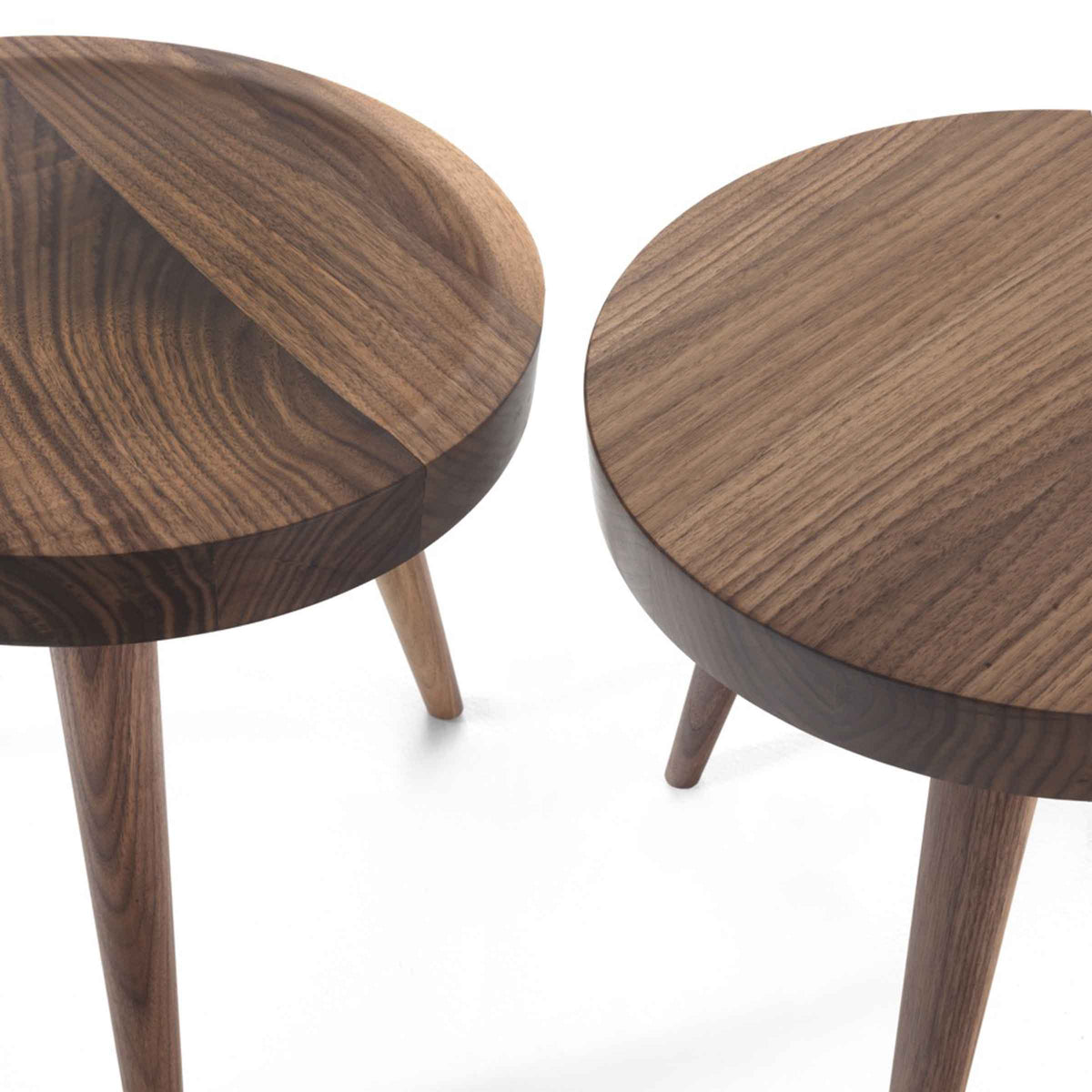Luxury SUSY Wood Side Table Modern Italian Style for Villa