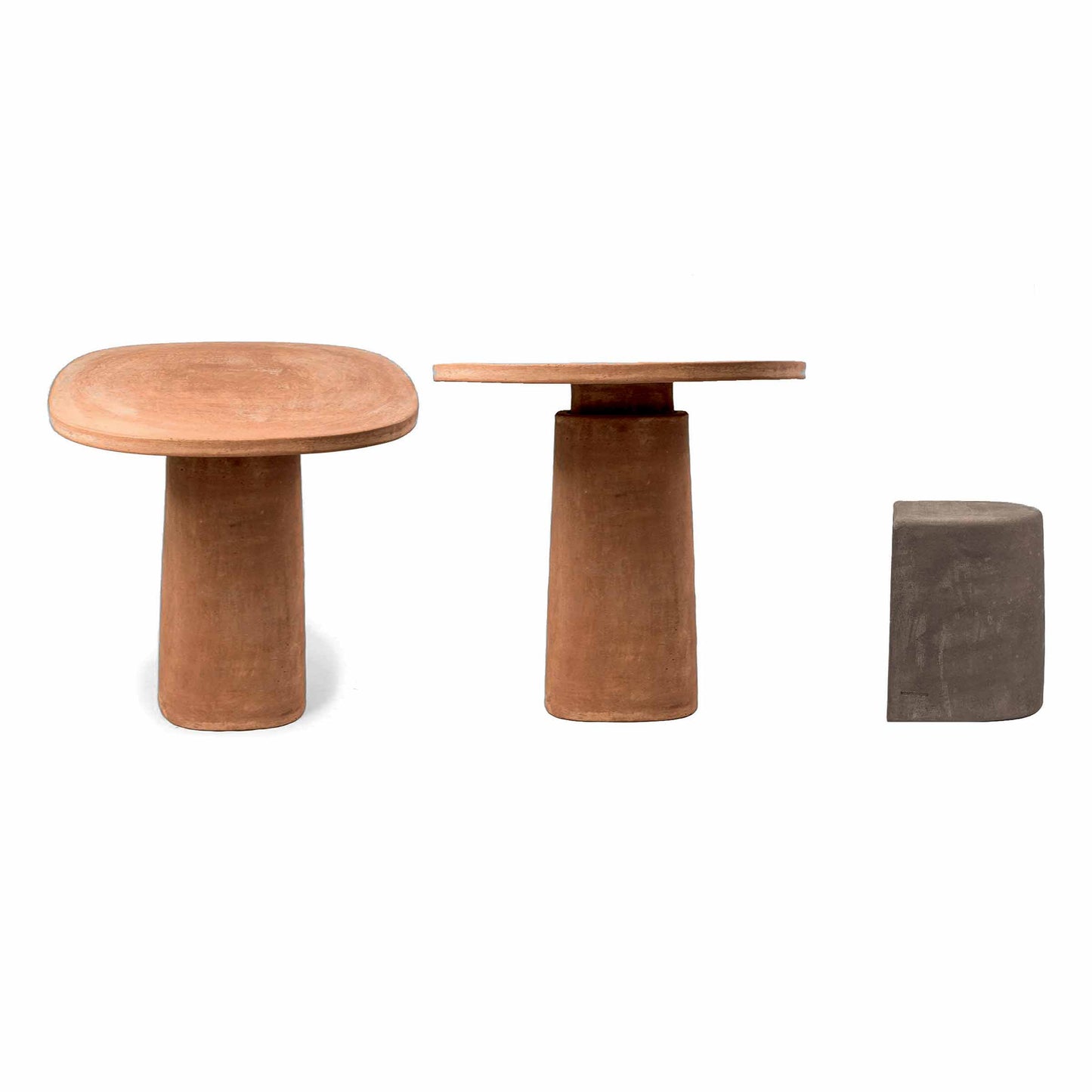 Outdoor Table Handcrafted Terracotta by Mario Scairato – Statement Piece