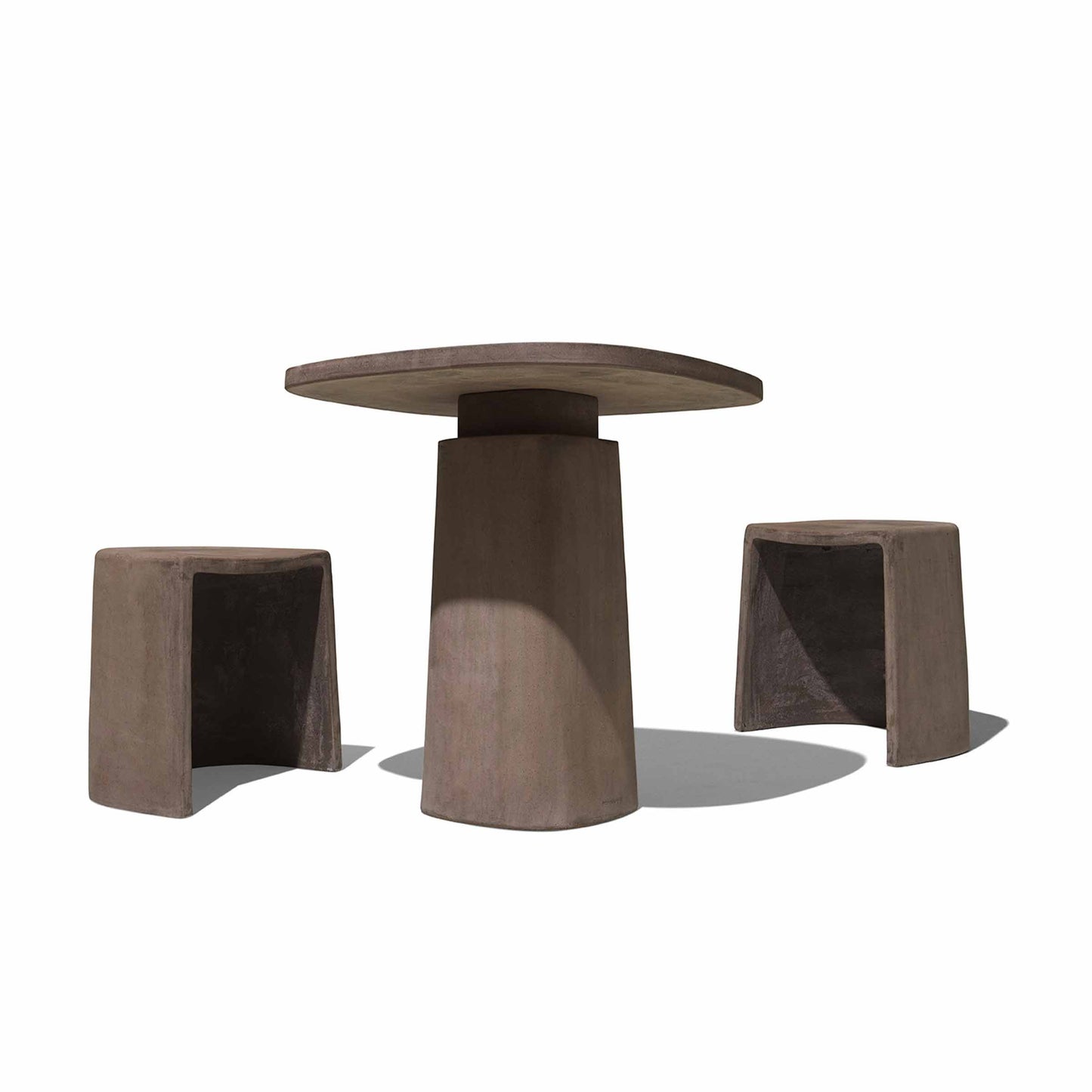 Terracotta Outdoor Dining Table – Tobacco Handcrafted Square Statement Piece
