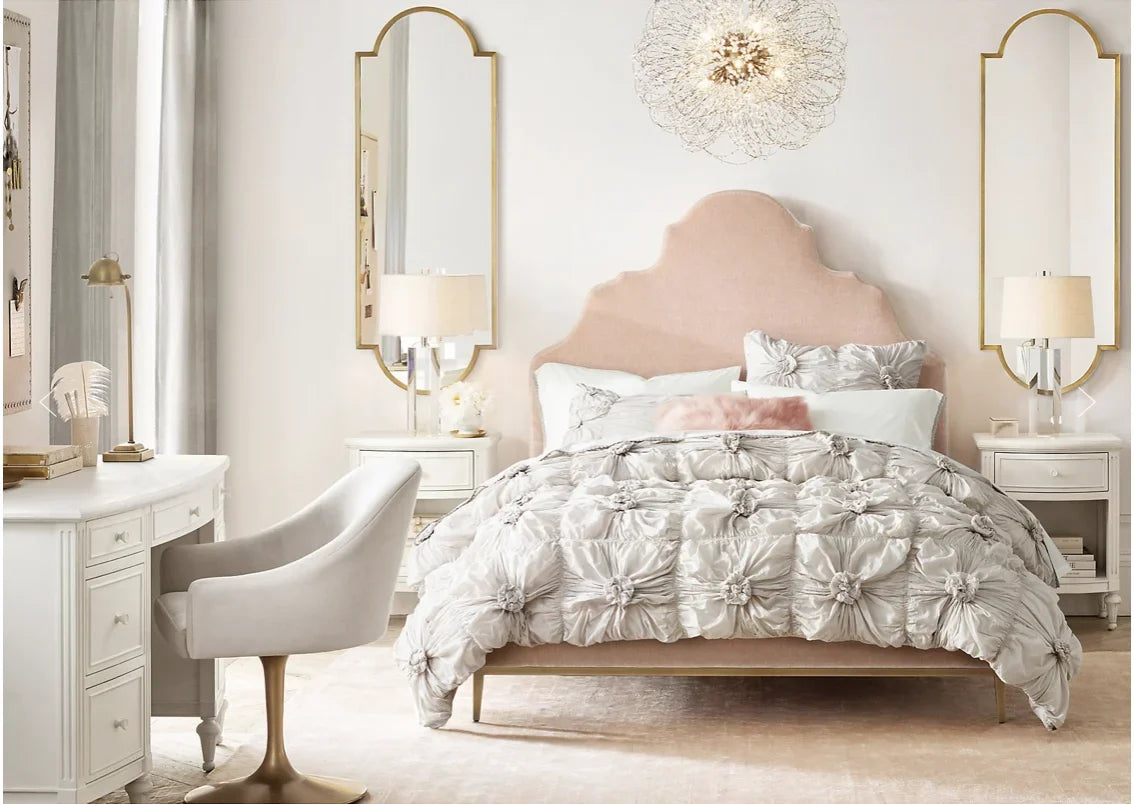 Upholstered Platform Bed – Tufted Velvet Modern Luxury by Re Home