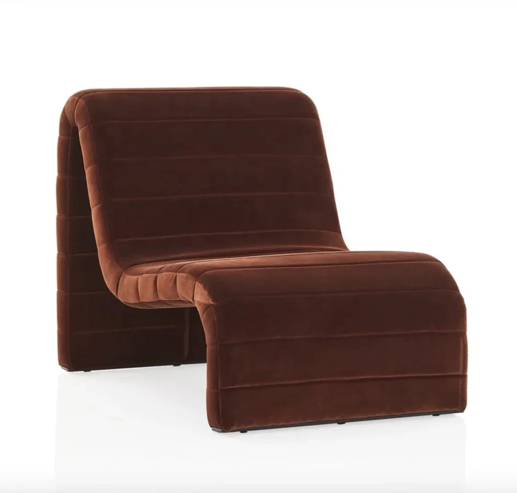 Occasional Chair – Midcentury Geometric Design – Solid Oak & Leather – Zurich – Statement Piece