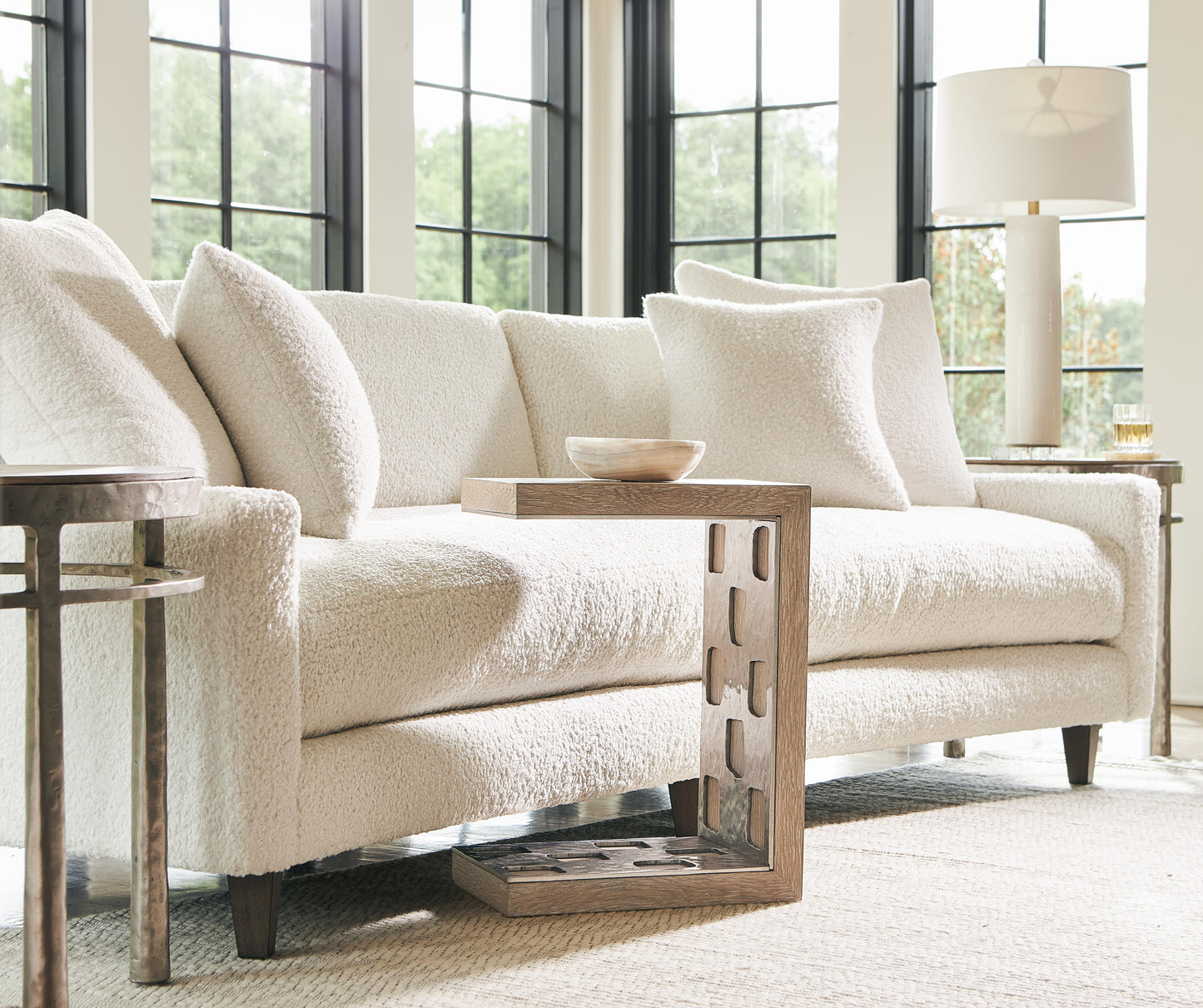 Luxury Carlie Fabric Sofa Modern Italian Style for Villa