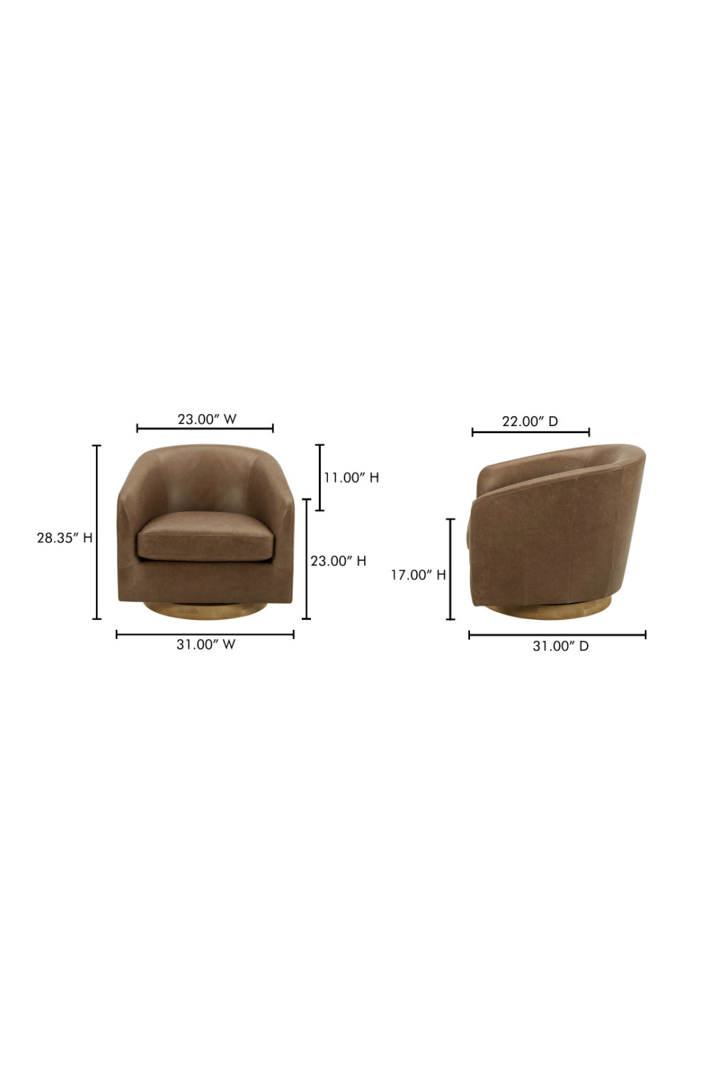 Luxury Curved Swivel Accent Chair Modern Italian Style for Villa