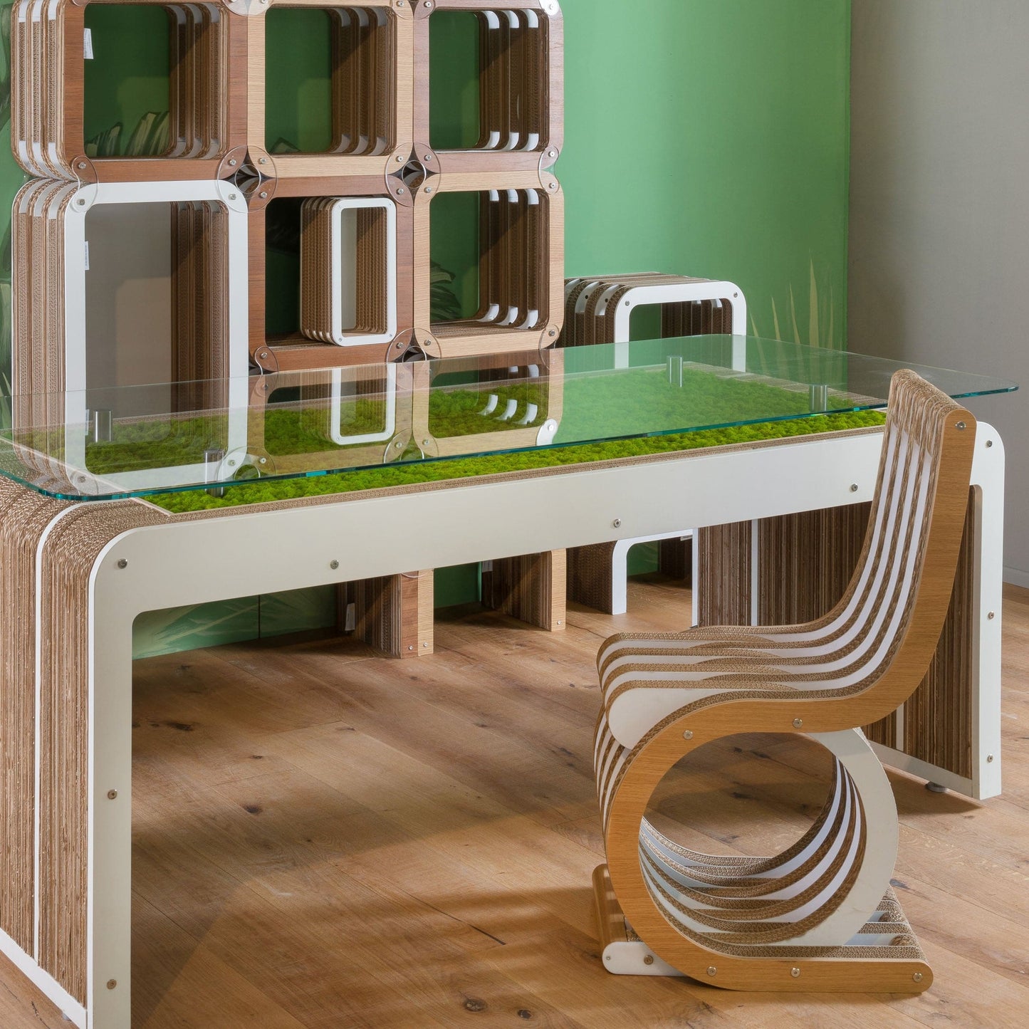 Chair – Circular Eco-Design, Oak Wood by Lessmore – Twist Statement | TWS-L02-000-000