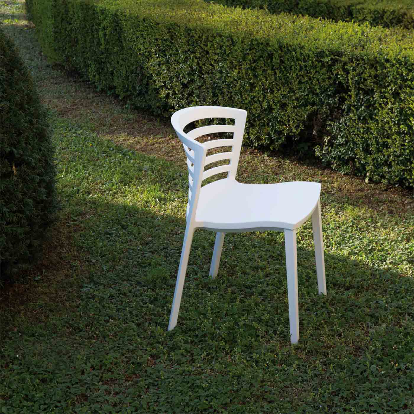 Venezia Stackable Dining Chair – Polypropylene by Favaretto & Partners for BBB Italia