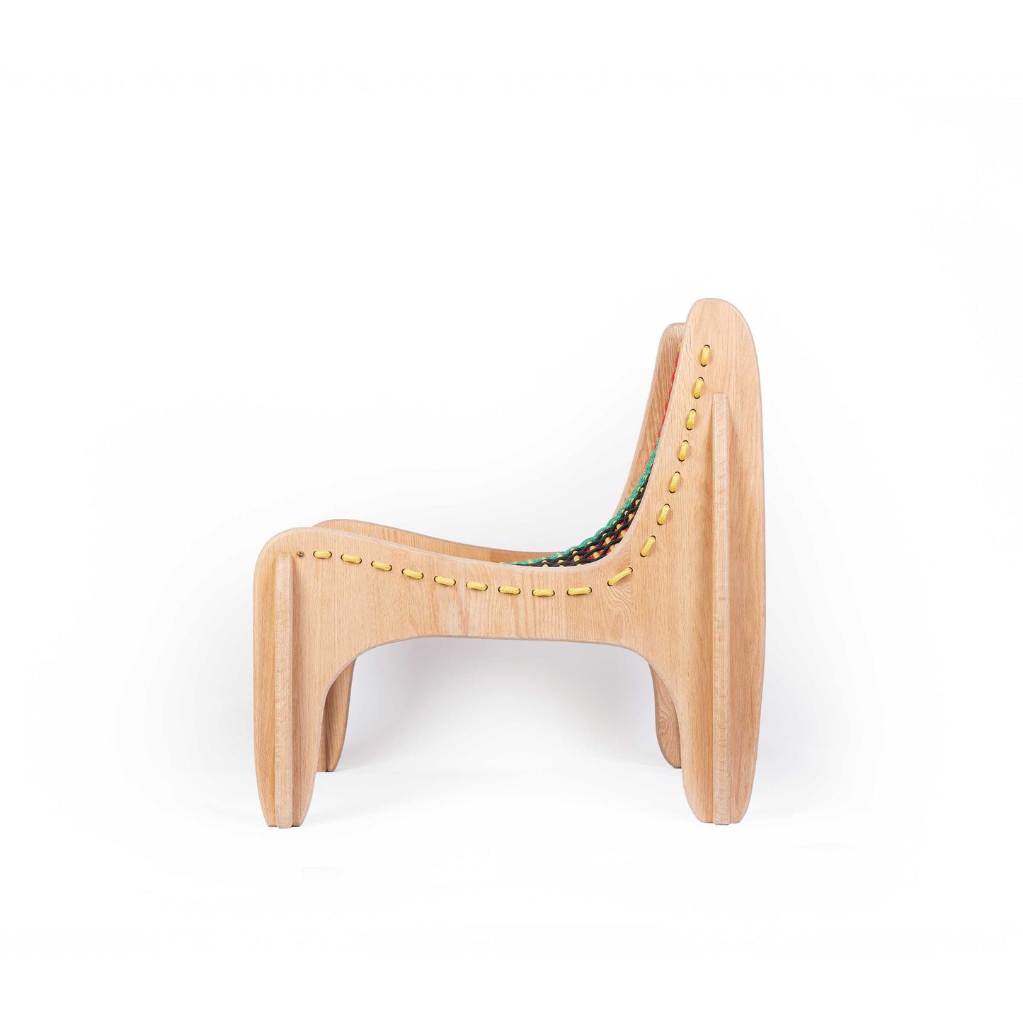 Spider Dining Chair – Graphic Rope Weave Oak by Jules Régis