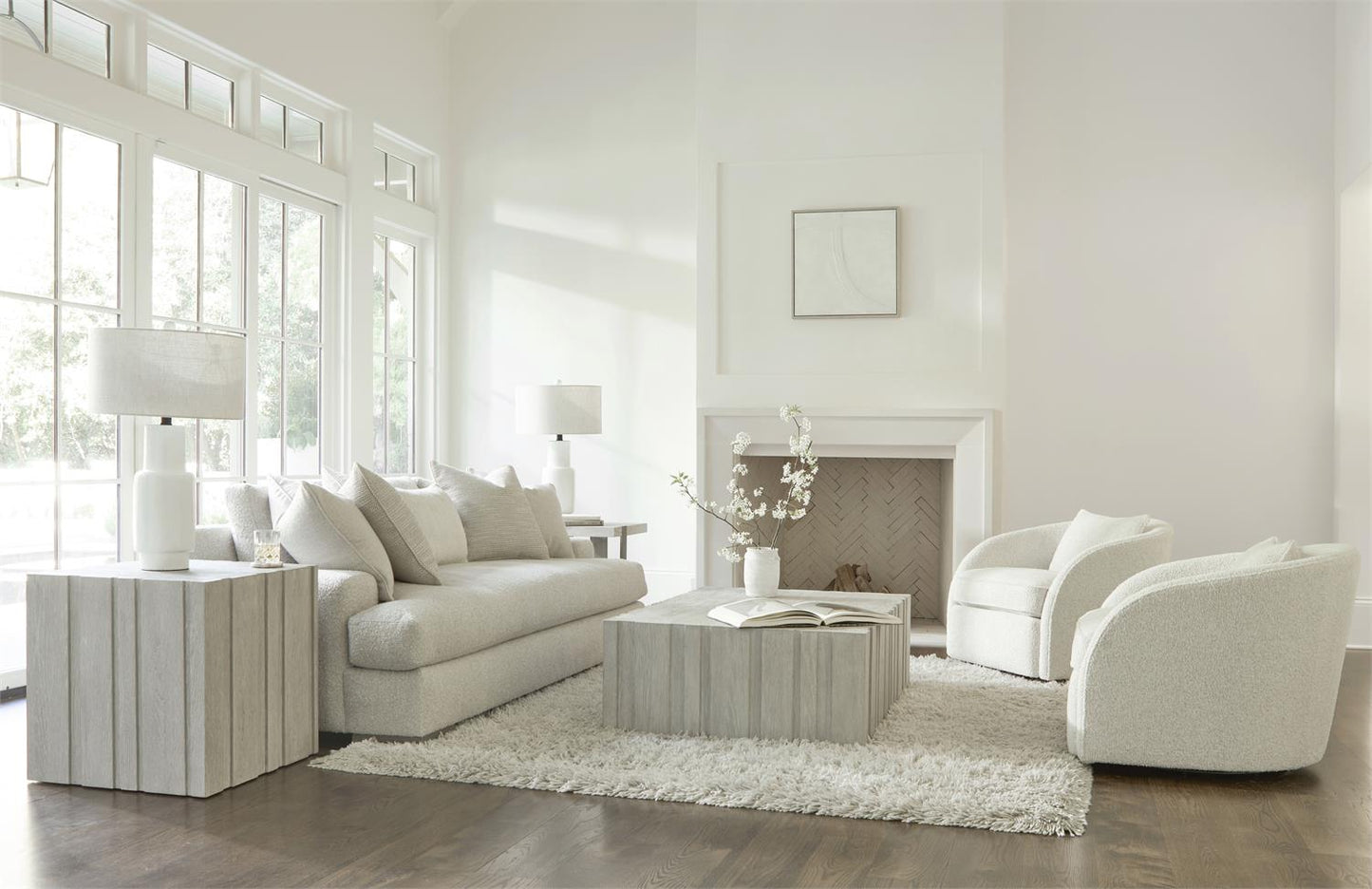 Luxury Andie Fabric Sofa Modern Italian Style for Villa