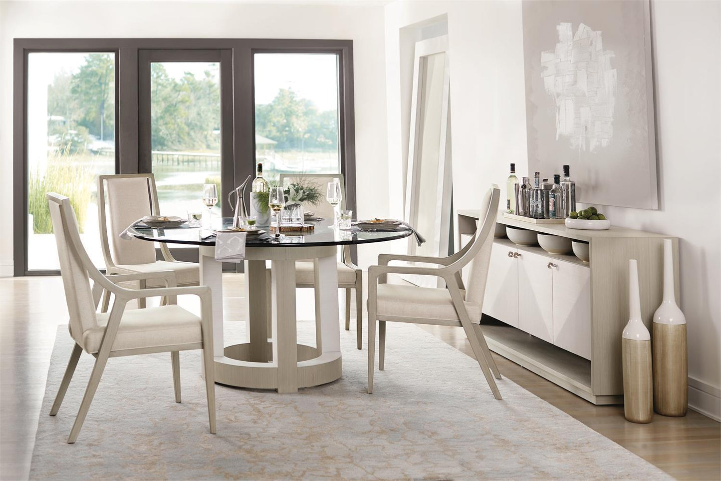 Luxury Axiom Dining Table Modern Italian Style for Villa