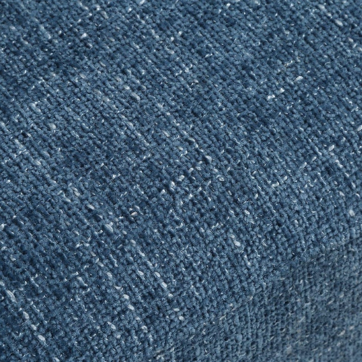 Luxury Blue Chenille Swivel Accent Chair European Style for Villa