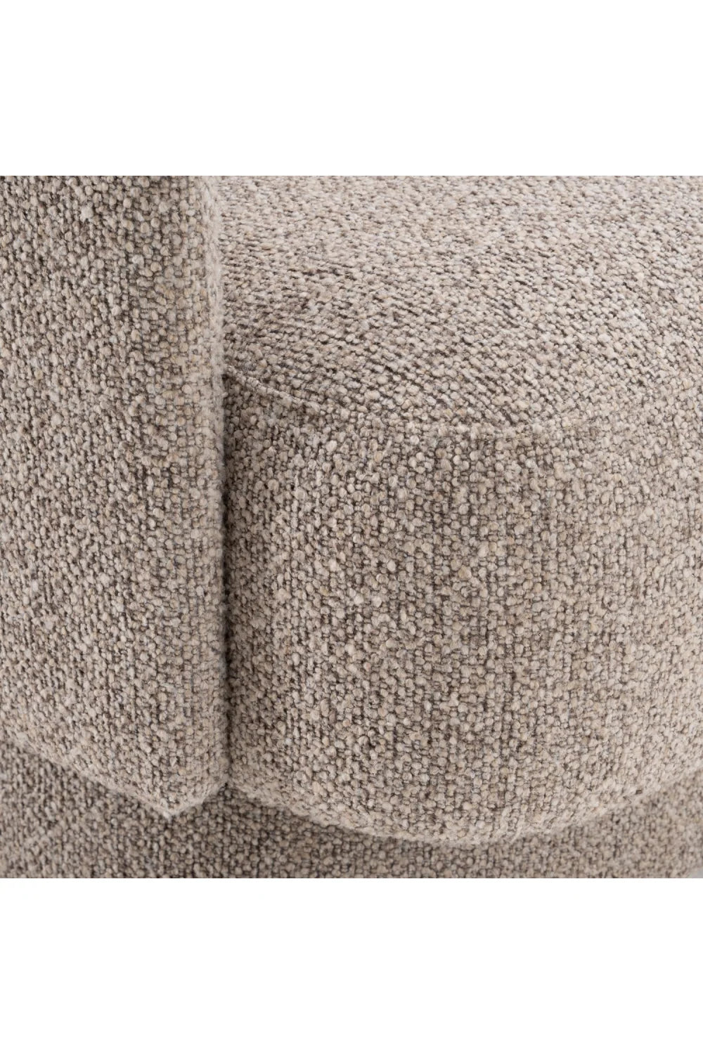 Luxury Brown Fabric Accent Chair Modern Italian Style for Villa