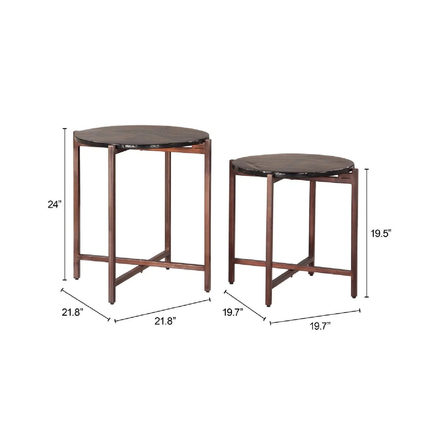 Luxury Cast Glass Coffee Table Modern Italian Style for Villa