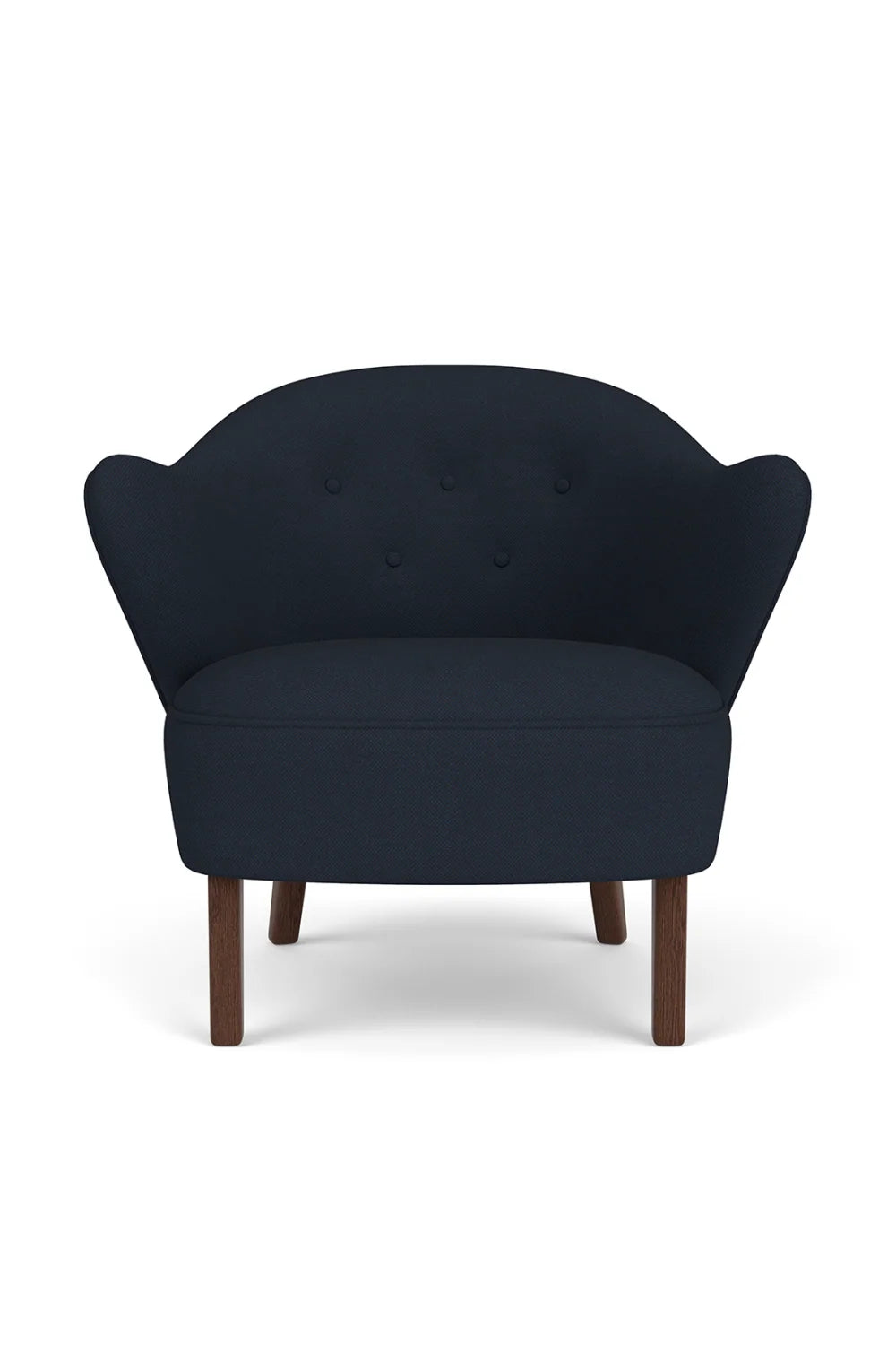 Luxury Curved Back Accent Lounge Chair Modern Italian Style for Villa
