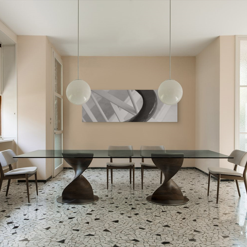 Luxury Elika Dining Table Modern Italian Style for Villa