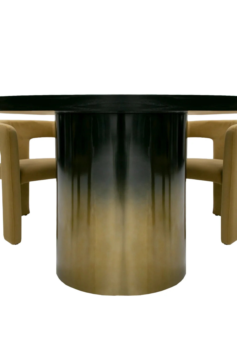 Luxury Elmira Ash Round Dining Table Modern Italian Style for Villa