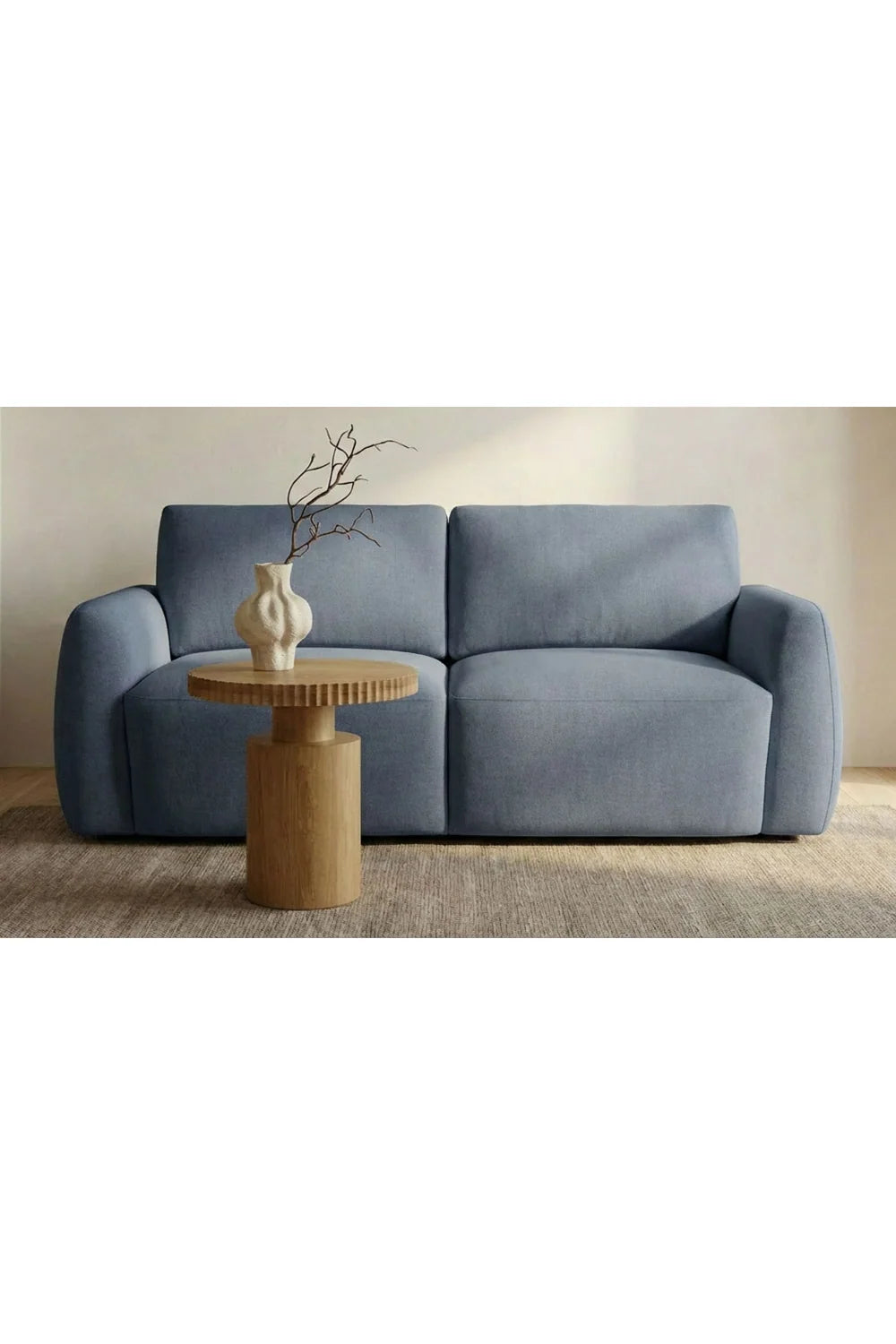 Luxury High Back Fabric Sofa Modern Italian Style for Villa