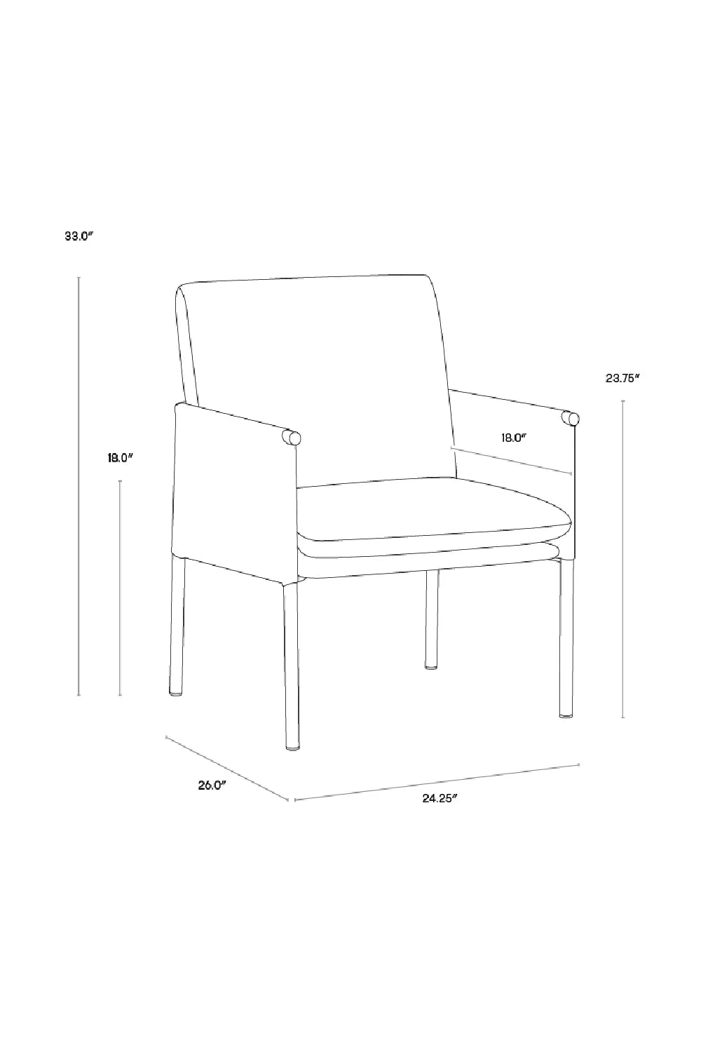 Luxury Leather Lounge Chair Modern European Style for Villa