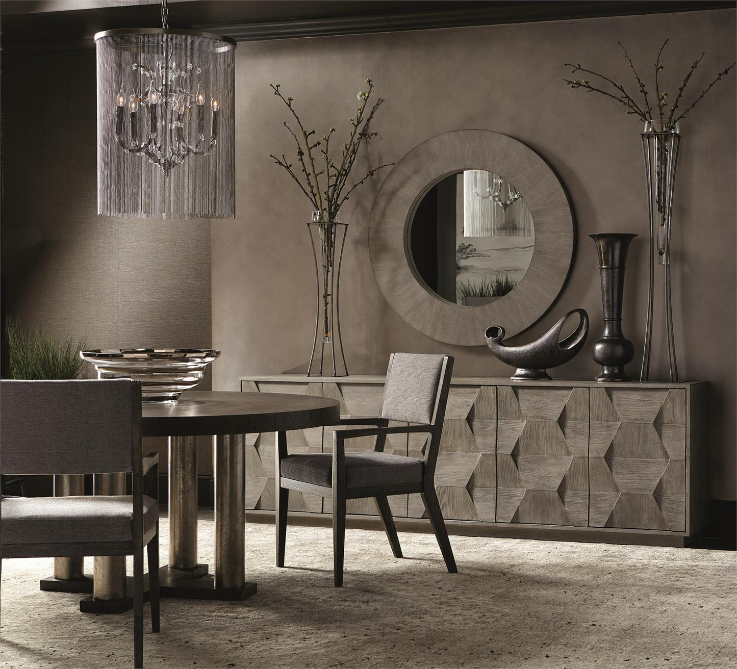 Luxury Linea Dining Table Modern Italian Style for Villa