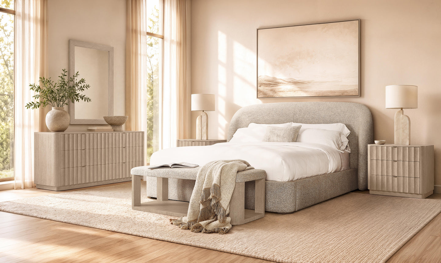 Luxury Loggia Fabric Shelter Bed Modern Italian Style for Villa