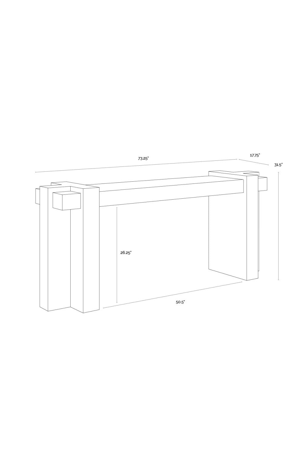 Luxury Marble Console Table Modern Italian Style for Villa