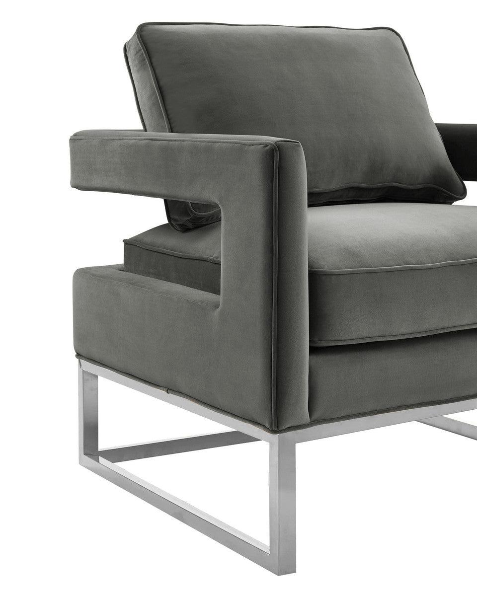 Luxury Modern Annabelle Velvet Accent Chair European Style for Villa