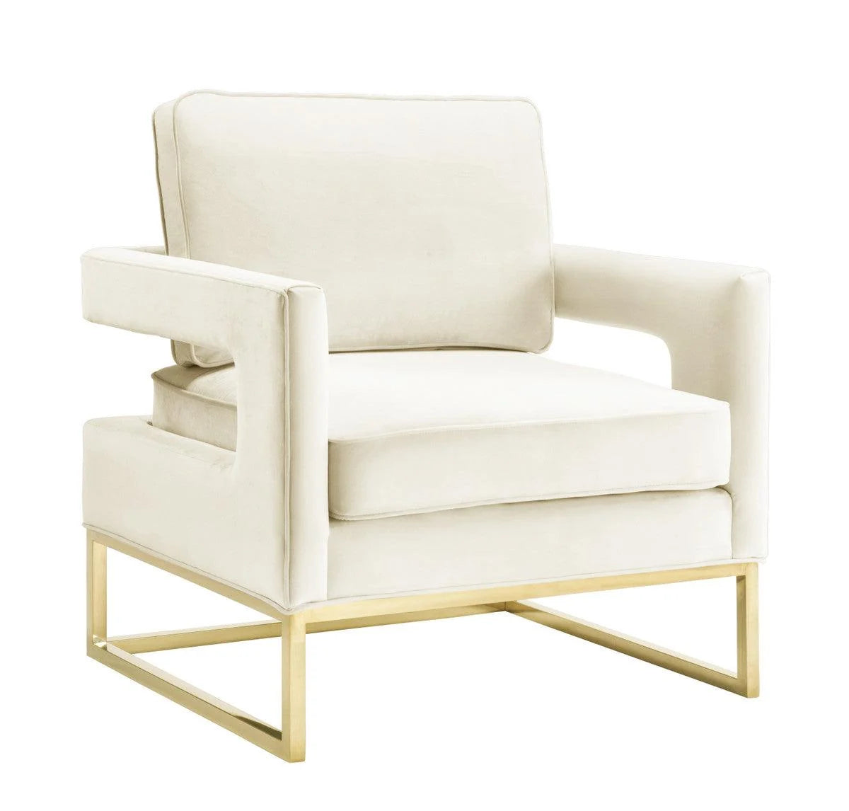 Luxury Modern Annabelle Velvet Chair European Style for Villa