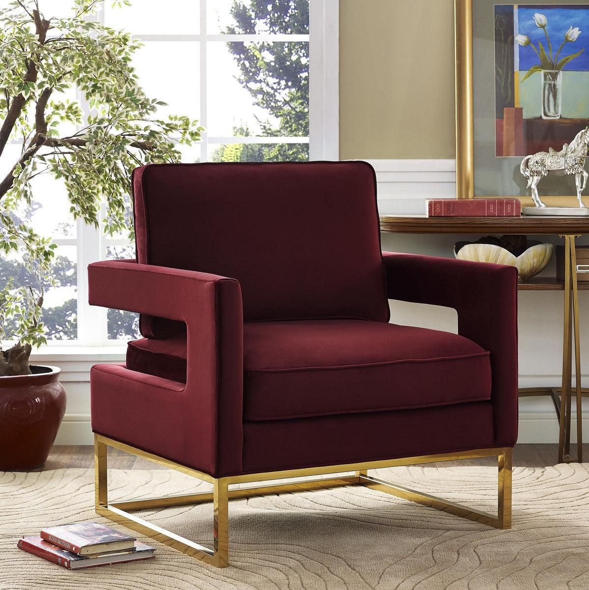 Luxury Modern Annabelle Velvet Chair European Style for Villa