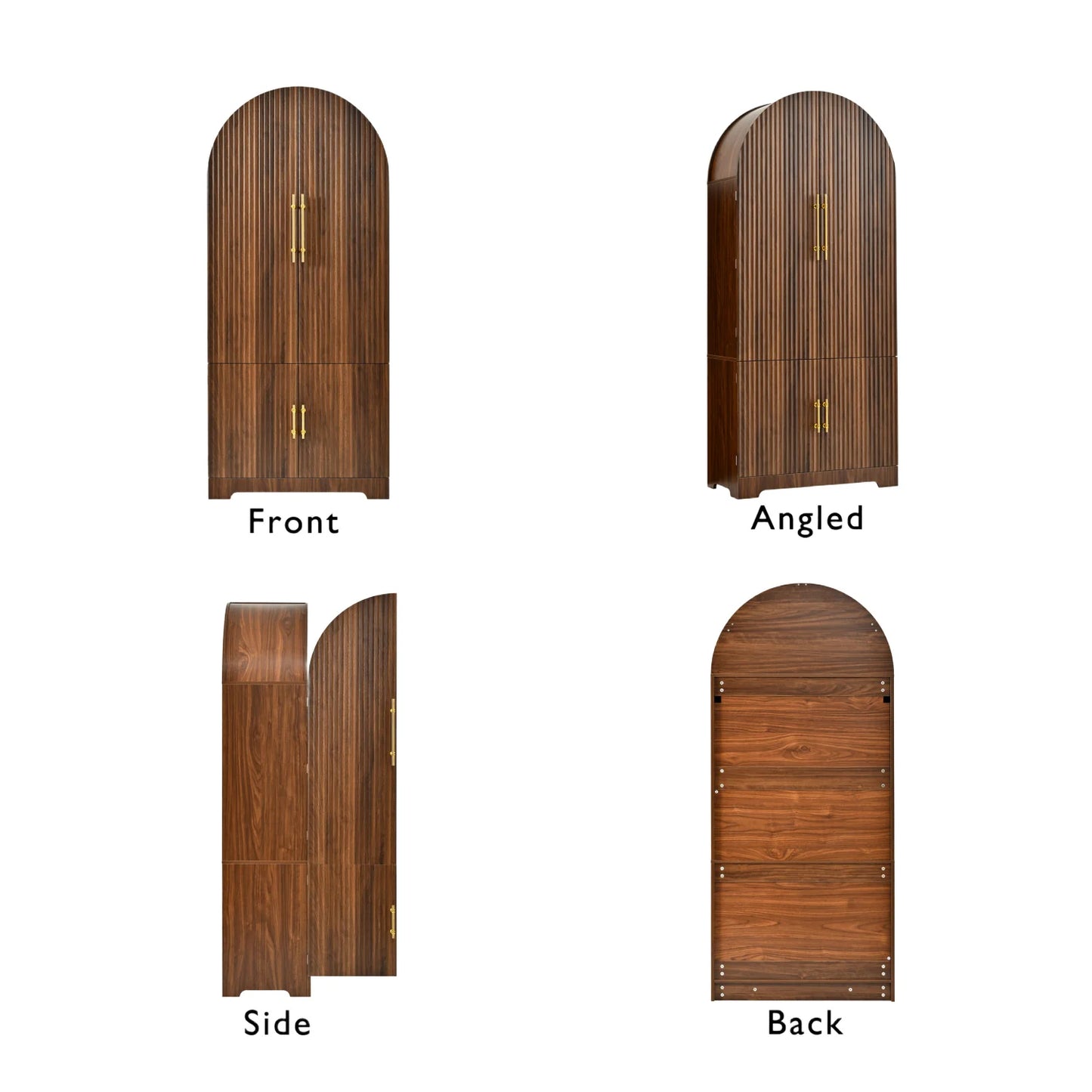 Luxury Modern Arched Storage Cabinet European Style for Villa