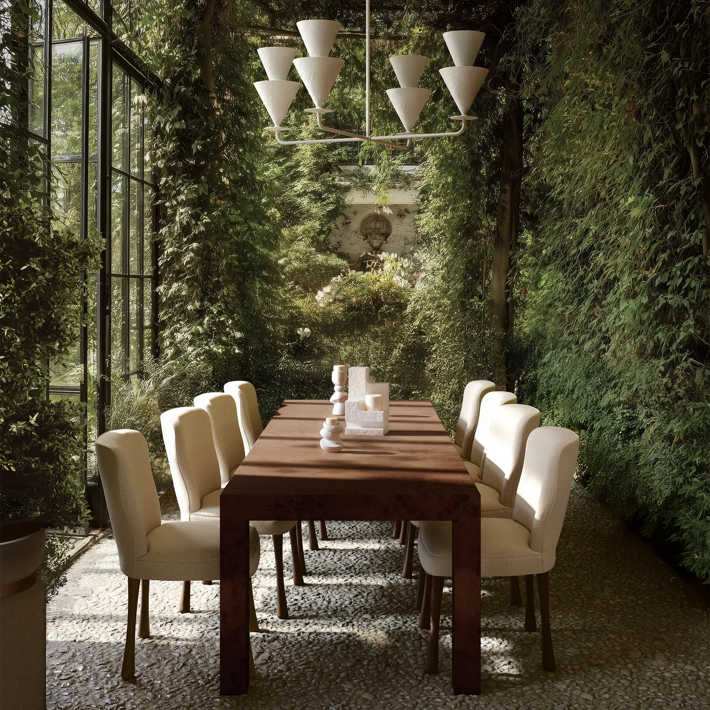 Luxury Modern Avenir Extension Dining Table European Style for Villa