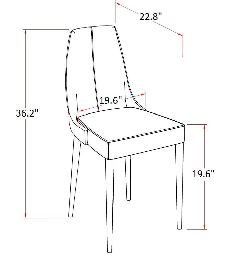 Luxury Modern Bosa Dining Chair European Style for Villa