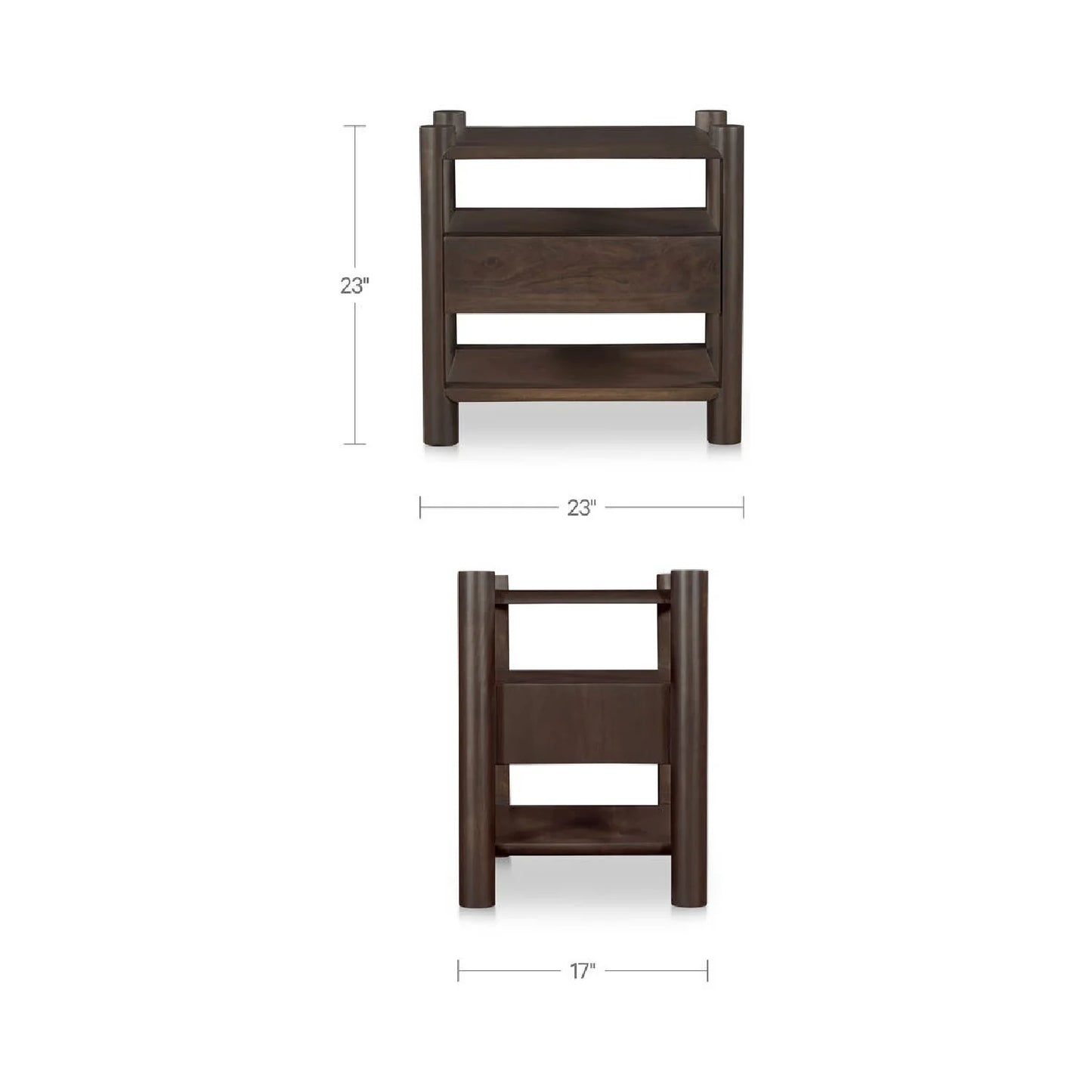 Luxury Modern Devin Nightstand European Style for Villa