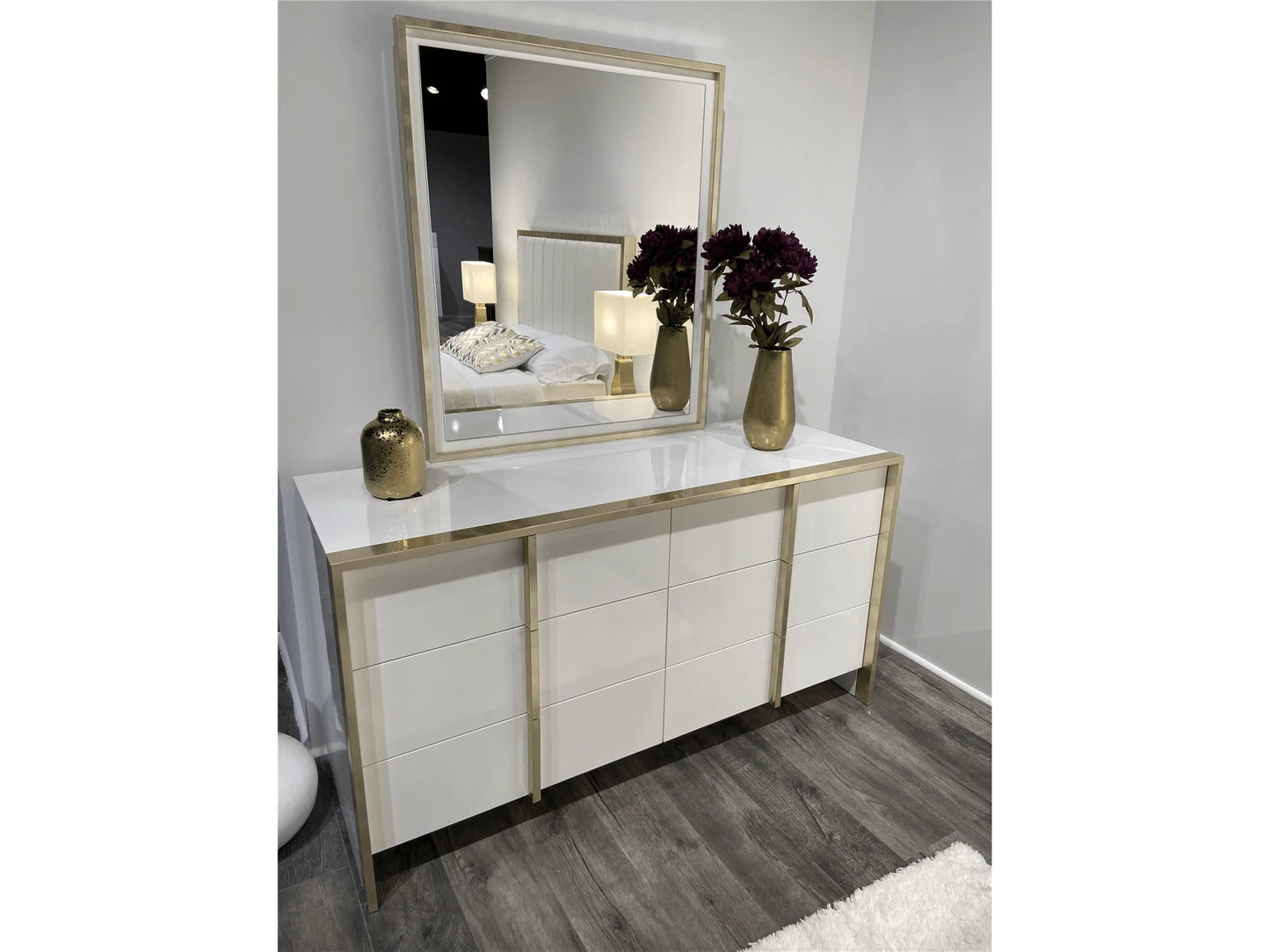 Luxury Modern Farah Bedroom Set European Style for Villa