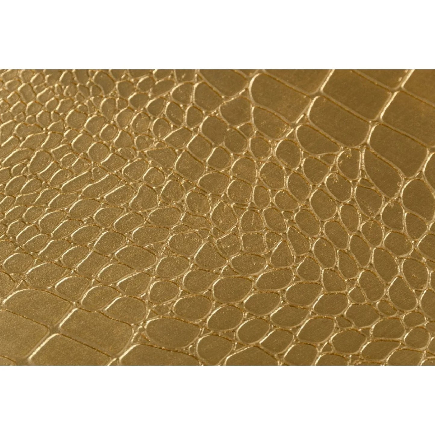 Luxury Modern Gold Crocodile Mirror Console Table European Style for Villa