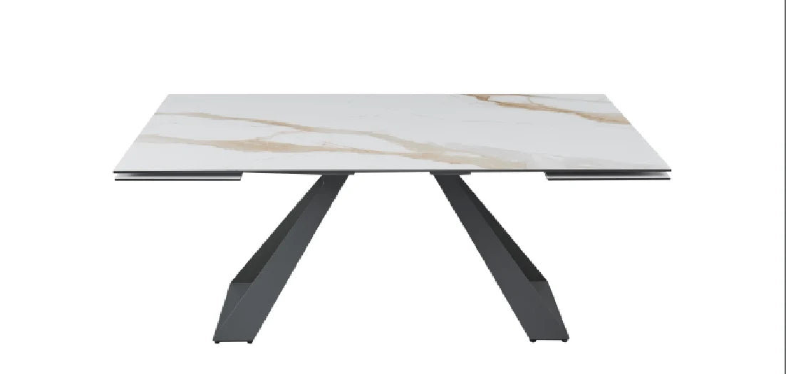 Luxury Modern Guama Extendable Dining Table European Style for Villa