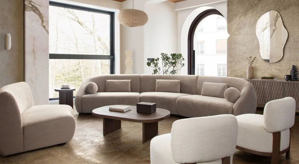 Luxury Modern Lena Sofa European Style for Villa