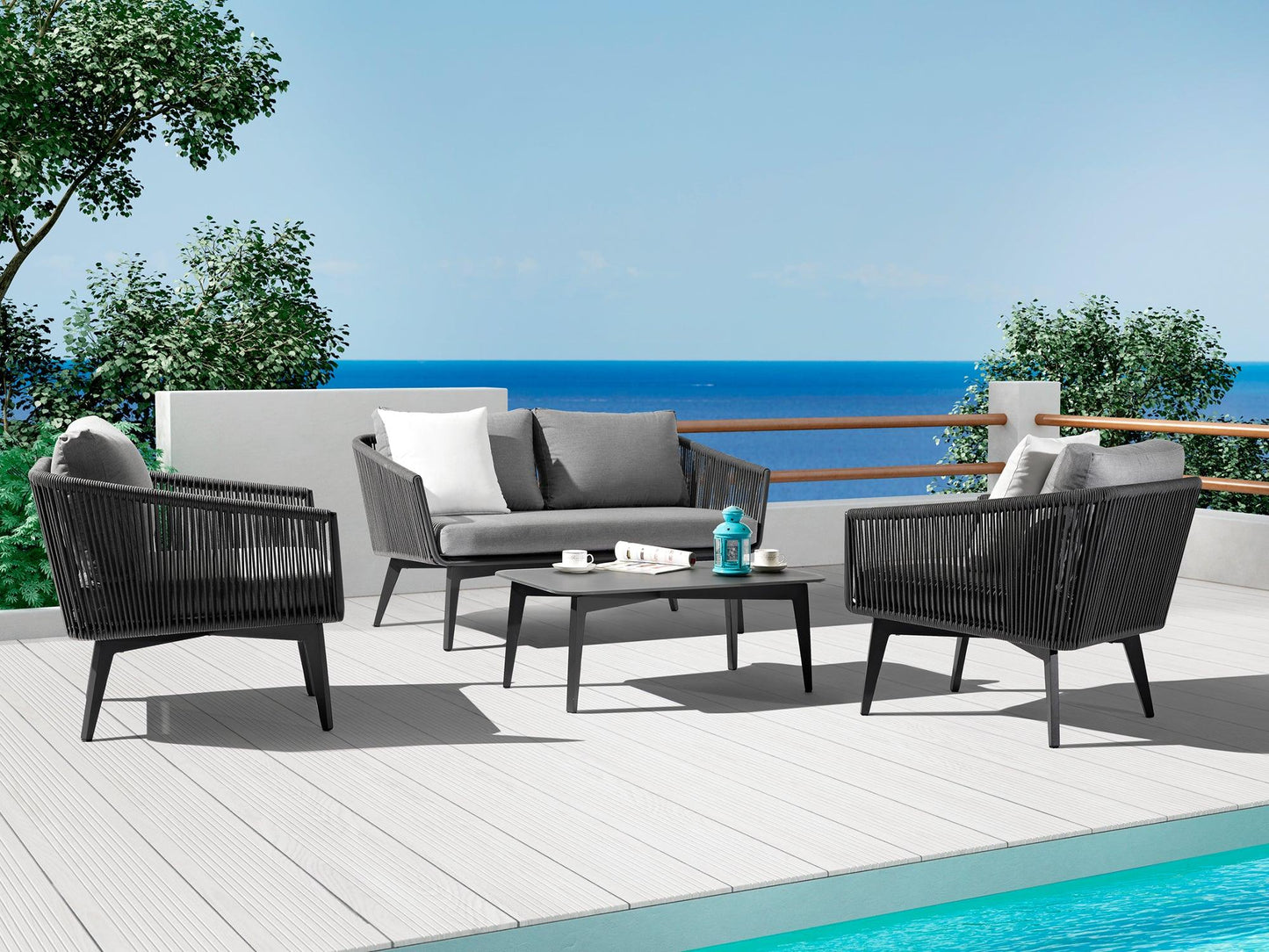Luxury Modern Morton Coffee Table European Style for Villa