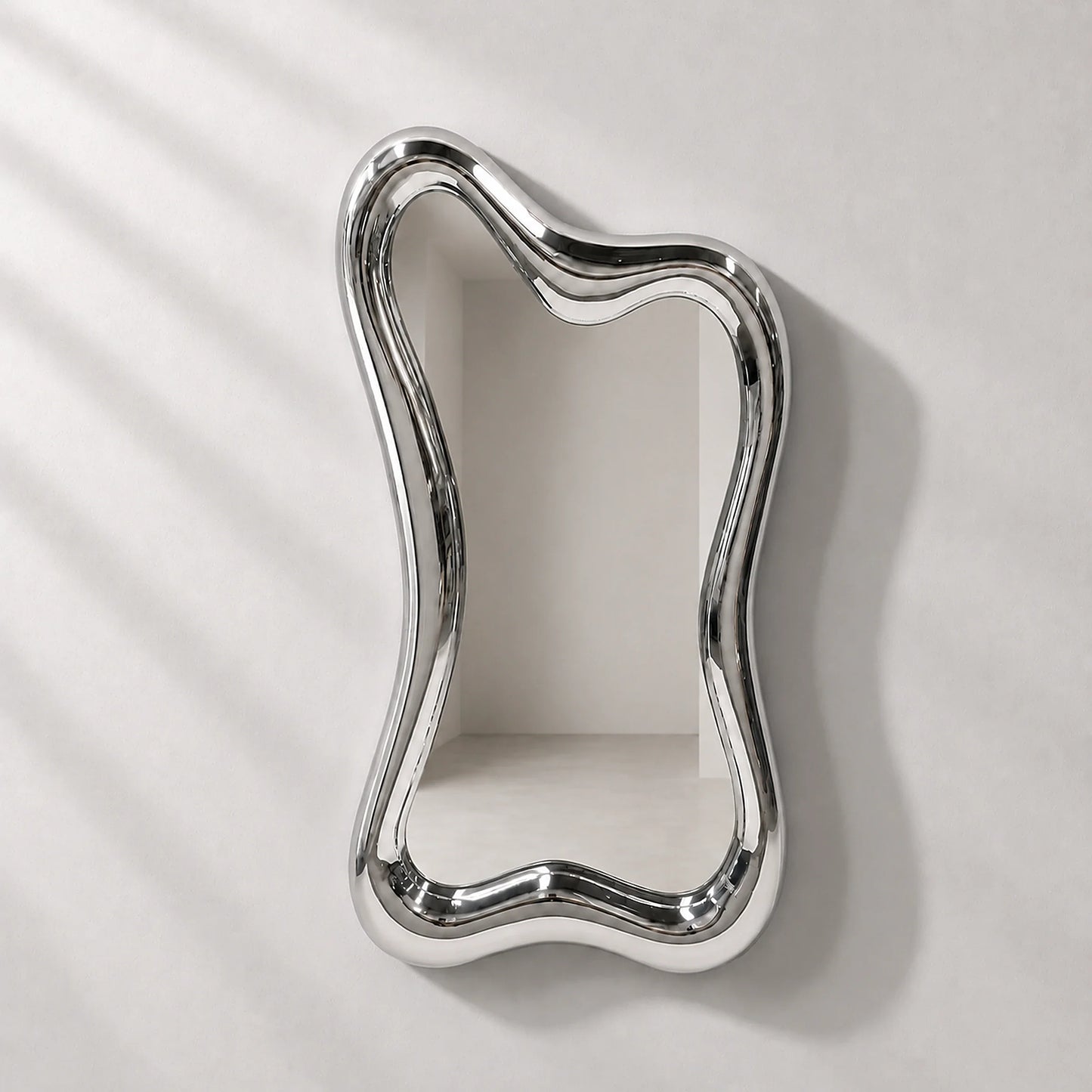 Luxury Modern Nimbus Chrome Mirror European Style for Villa