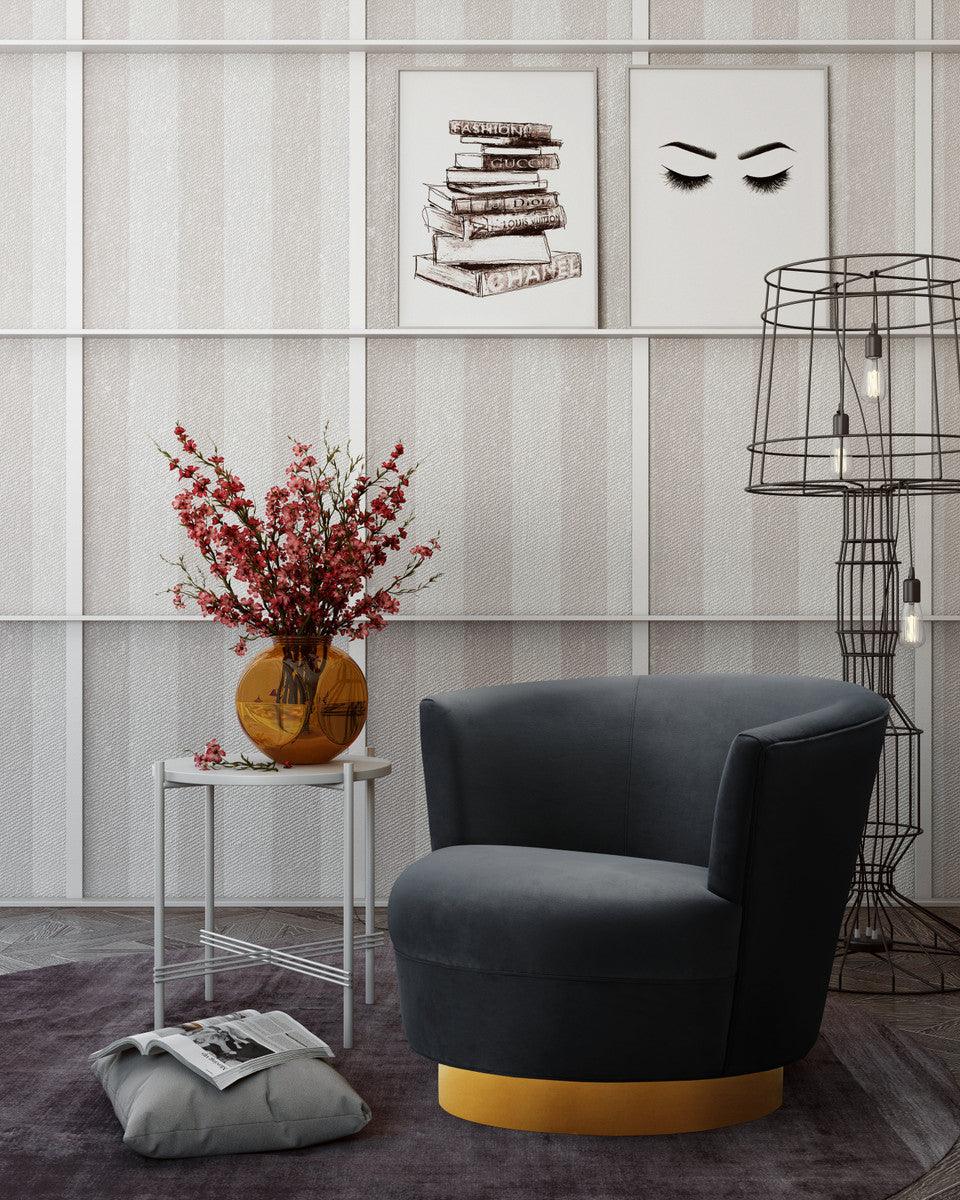 Luxury Modern Novak Swivel Chair European Style for Villa