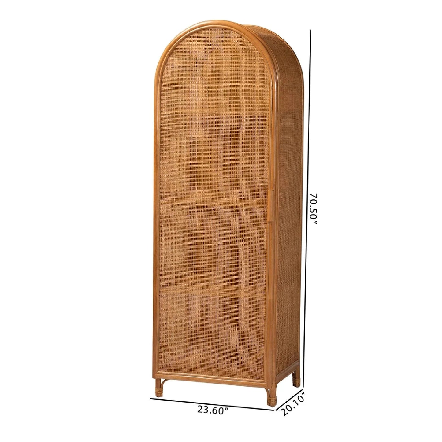 Luxury Modern Rattan Storage Cabinet European Style for Villa