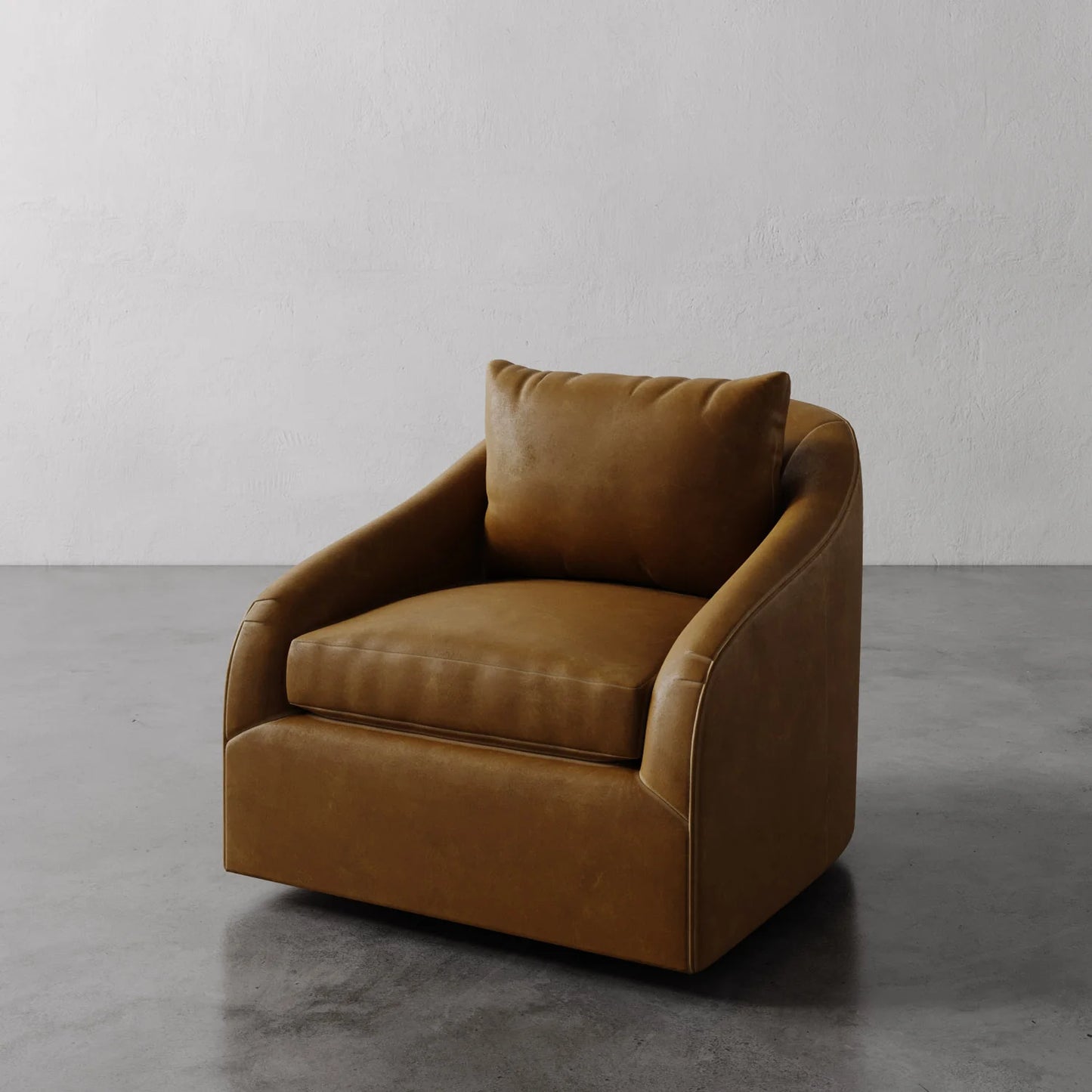 Luxury Modern Rousseau Swivel Chair European Style for Villa