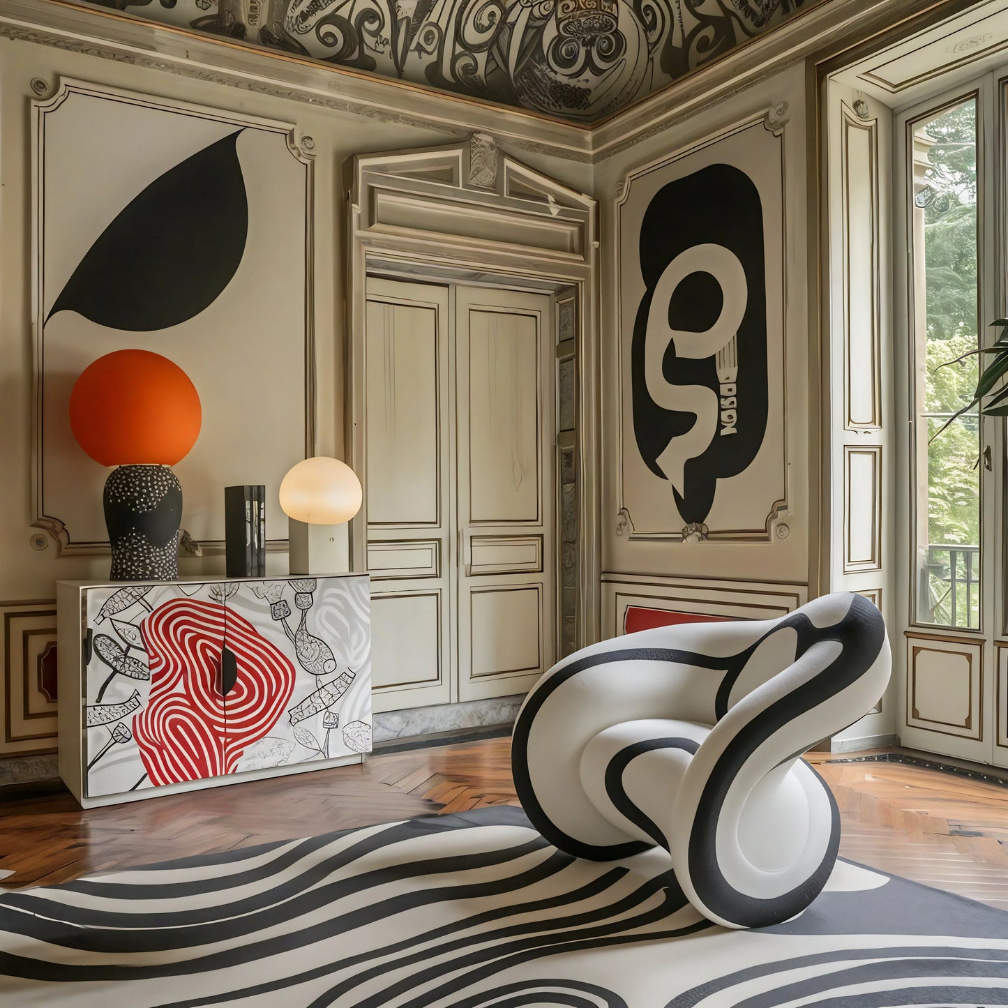 Luxury Modern Seren Chair European Style for Villa