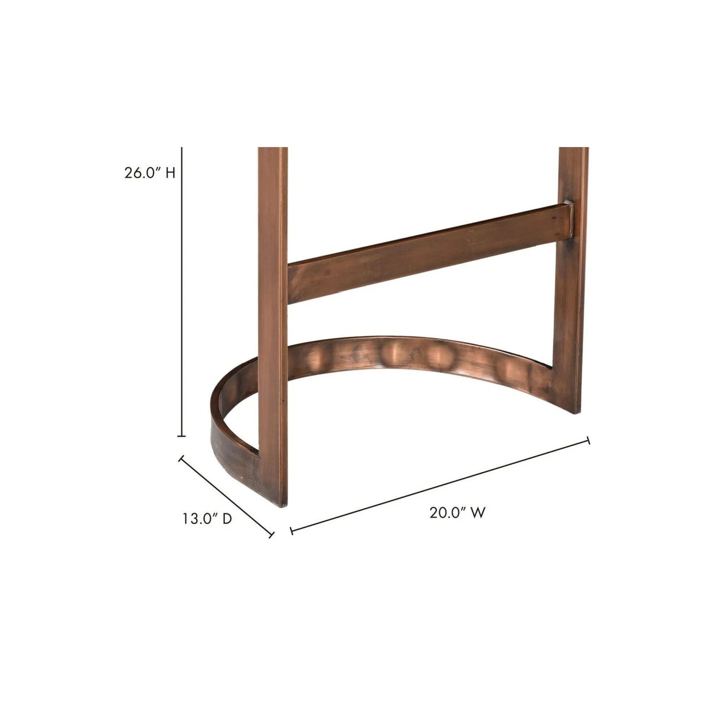 Luxury Modern Wooden Counter Stool European Style for Villa