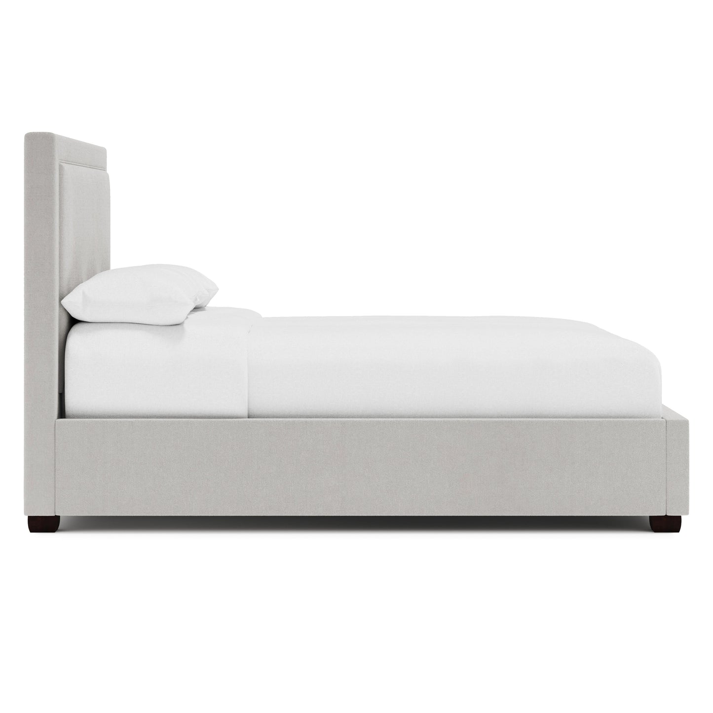 Luxury Morgan Fabric Panel Bed Modern Italian Style for Villa