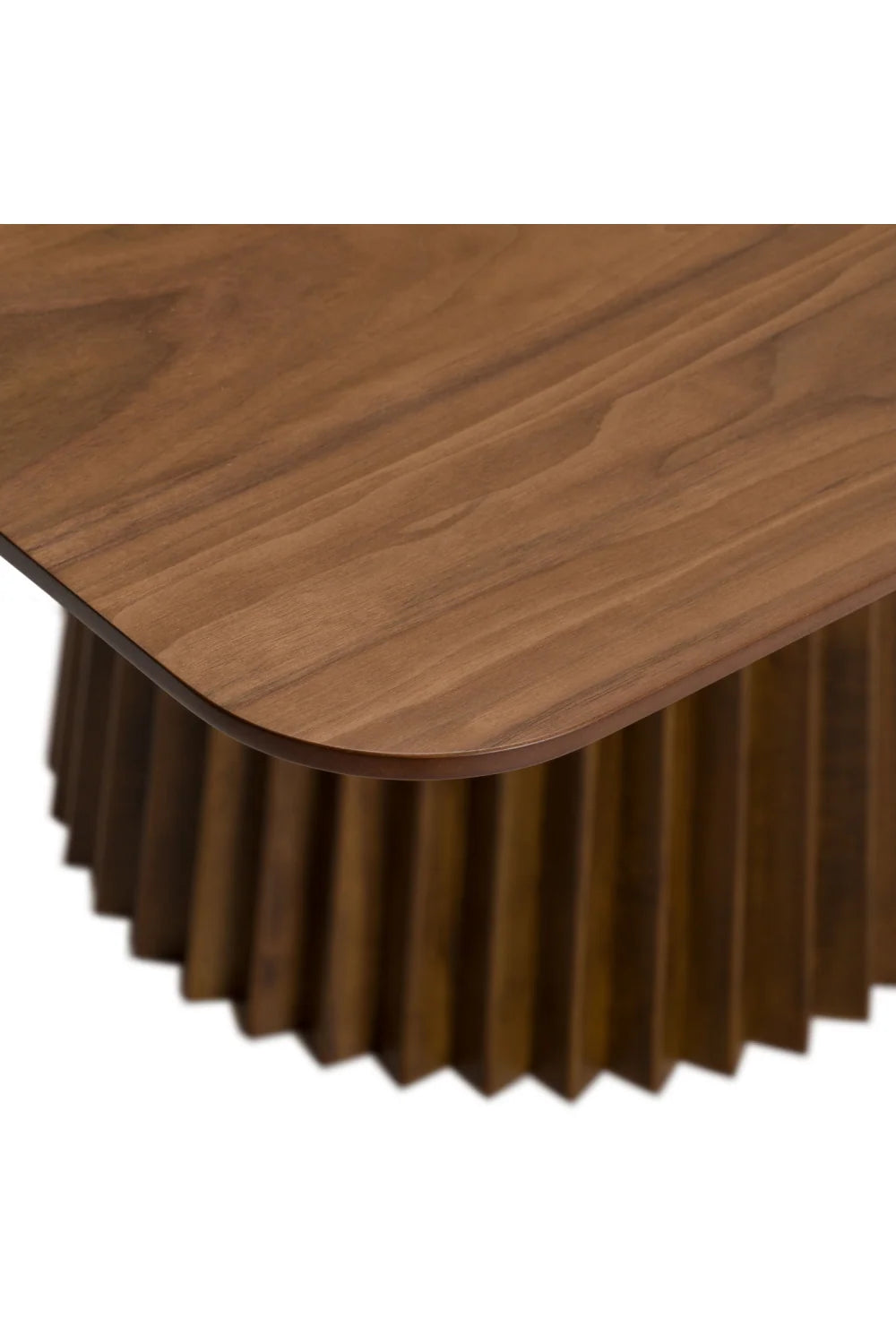 Luxury Platte Walnut Dining Table Modern Italian Style for Villa