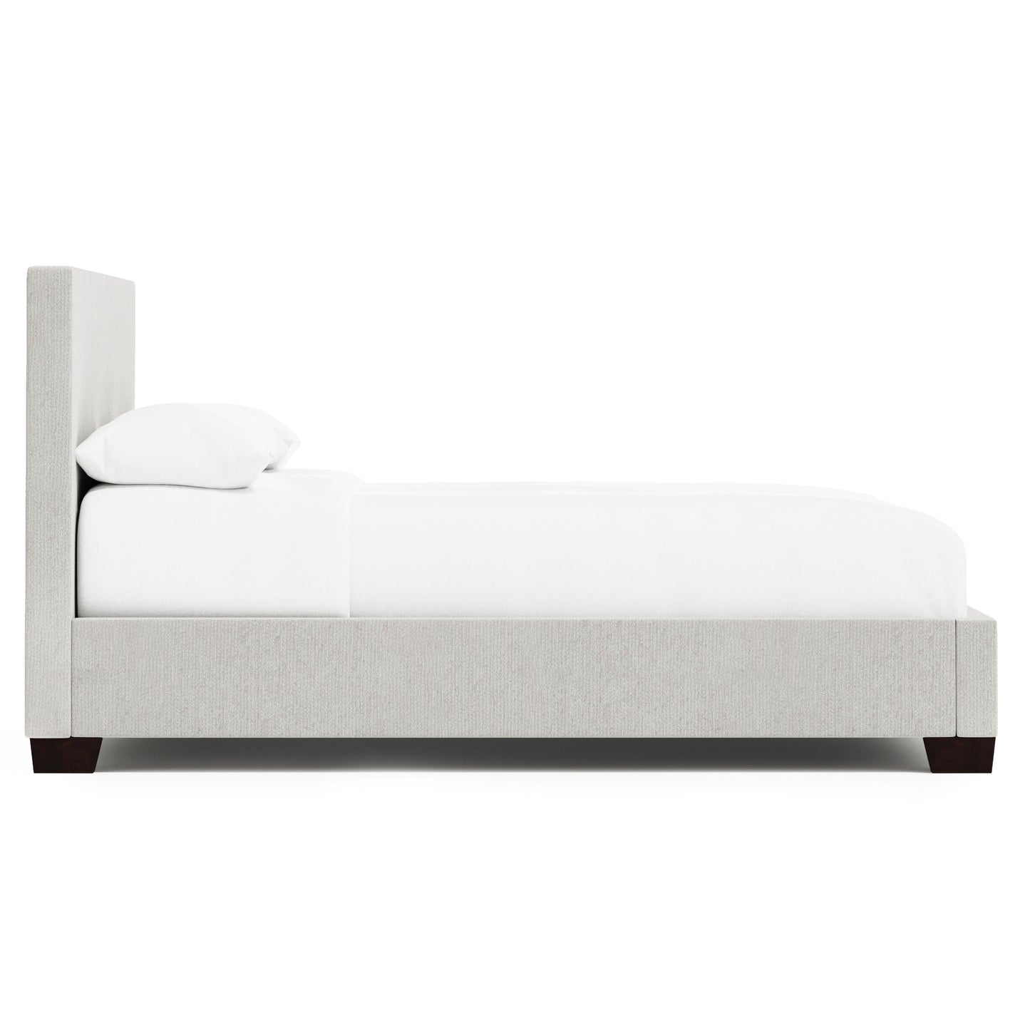 Luxury Pryce Fabric Panel Bed Modern Italian Style for Villa