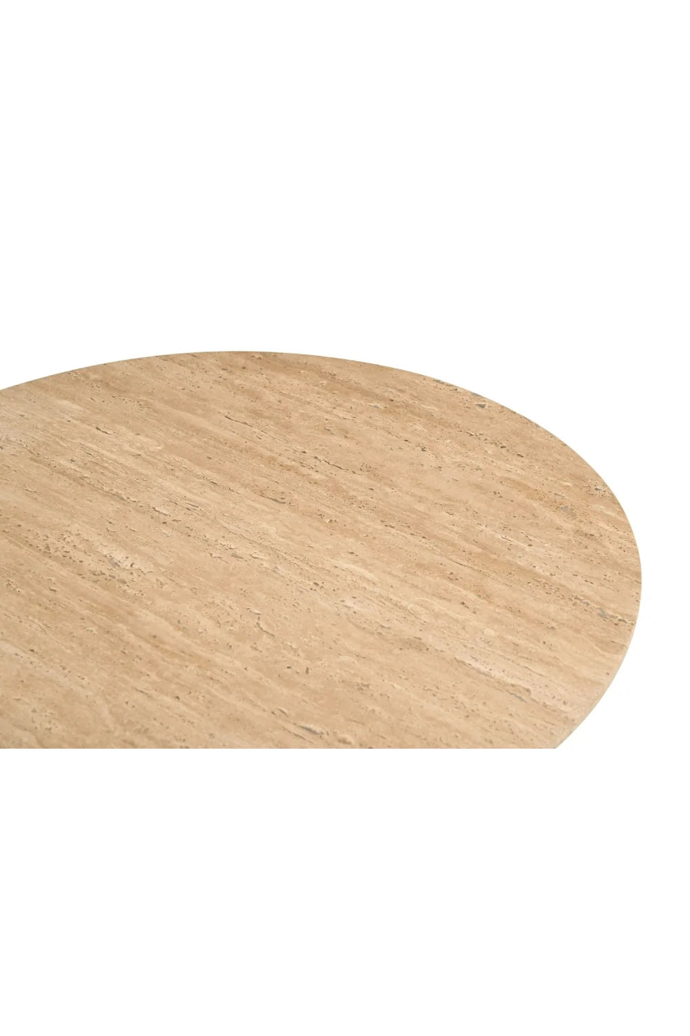 Luxury Ribbed Wood Marble Coffee Table Modern Italian Style for Villa